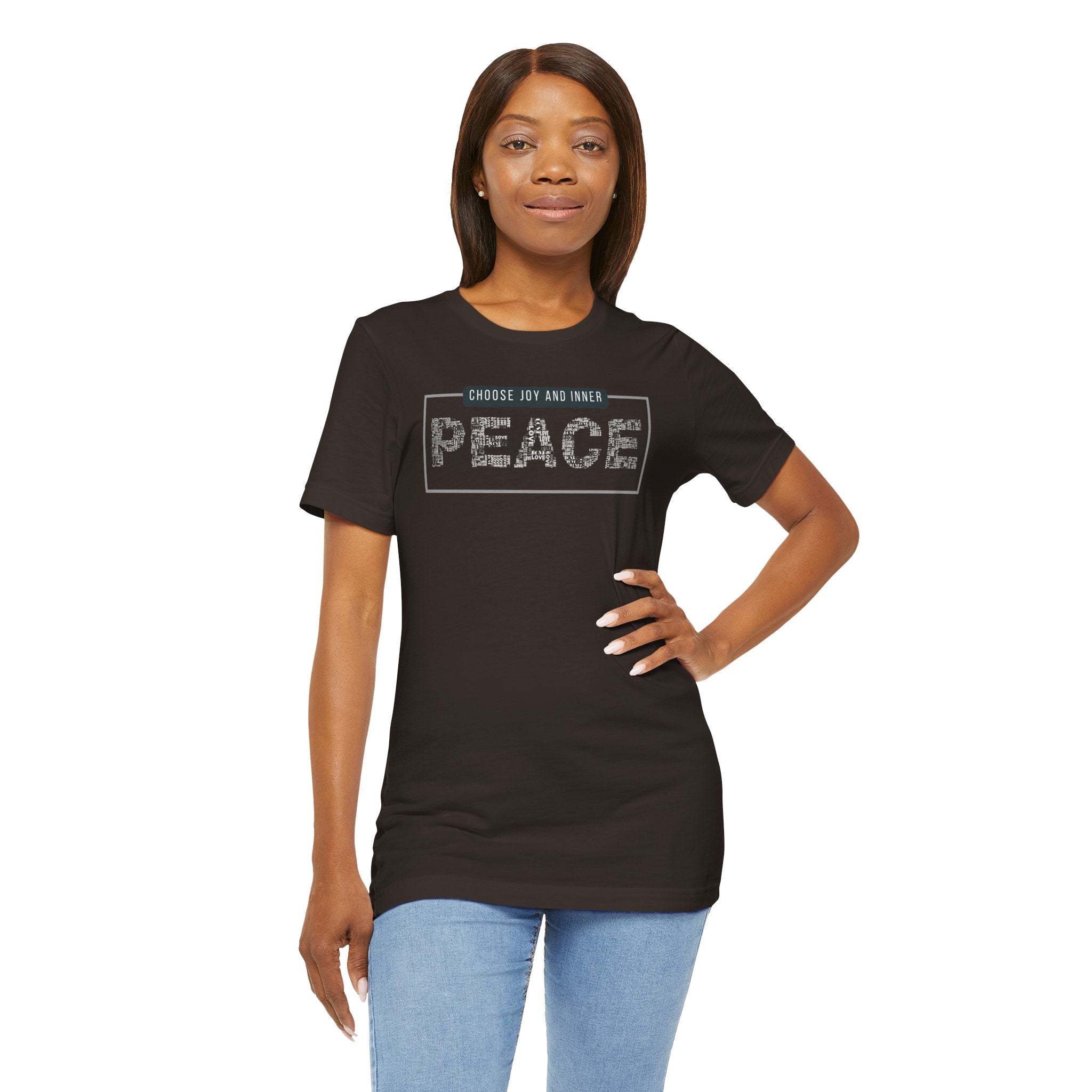 Peace Tee — "Choose Joy and Inner Peace" Graphic T-Shirt