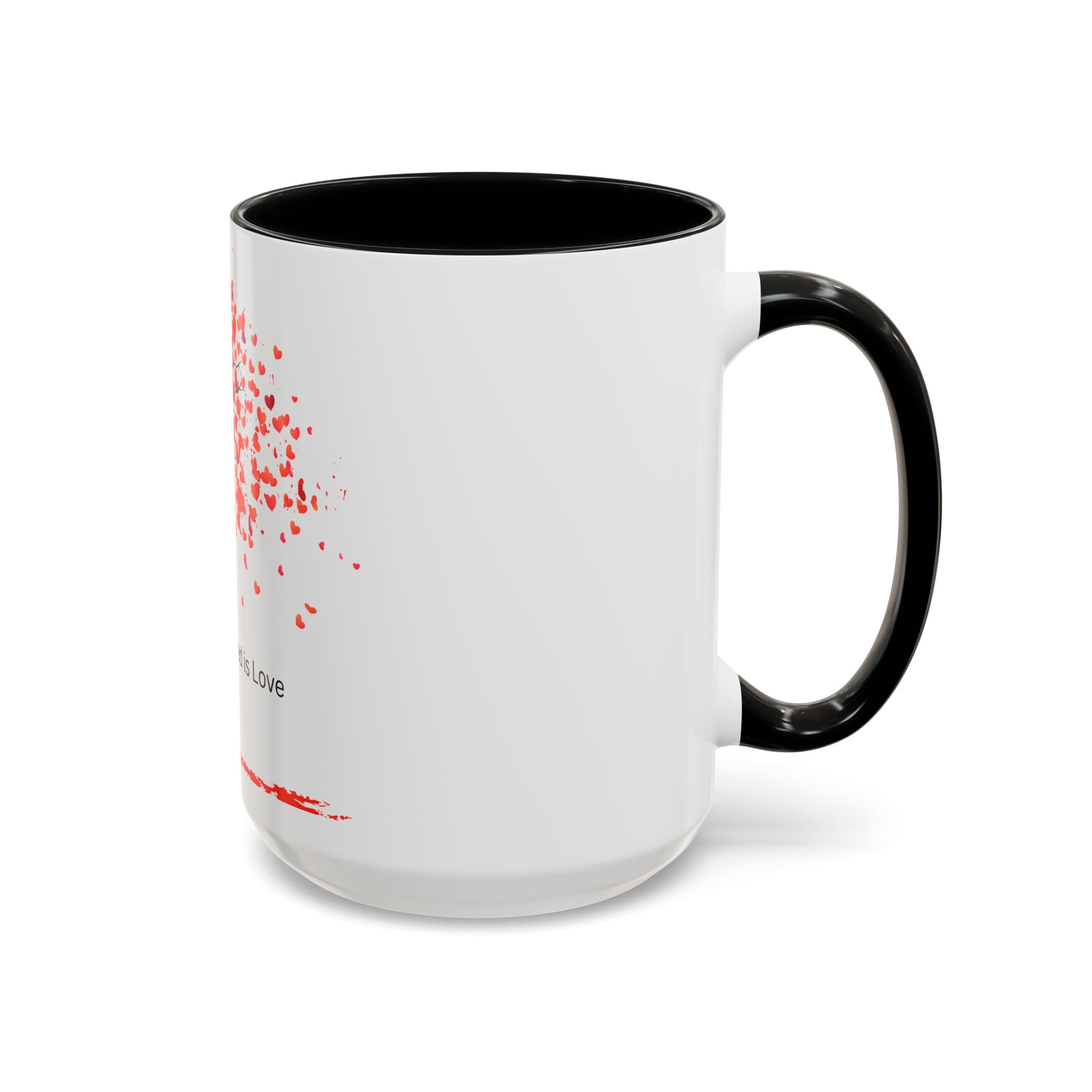 All You Need Is Love Accent Coffee Mug — 11oz & 15oz