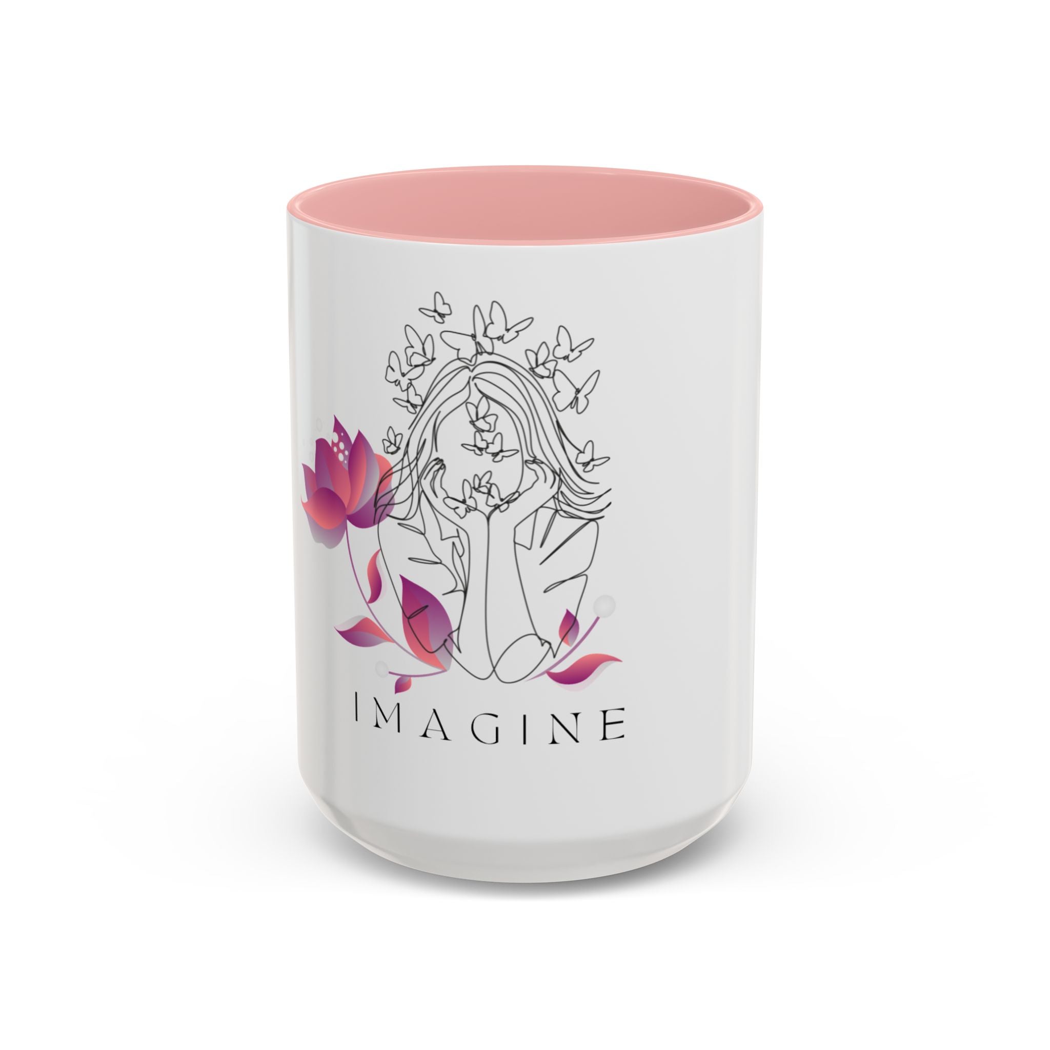 Imagine Inspirational Script Ceramic Mug (11/15 oz)