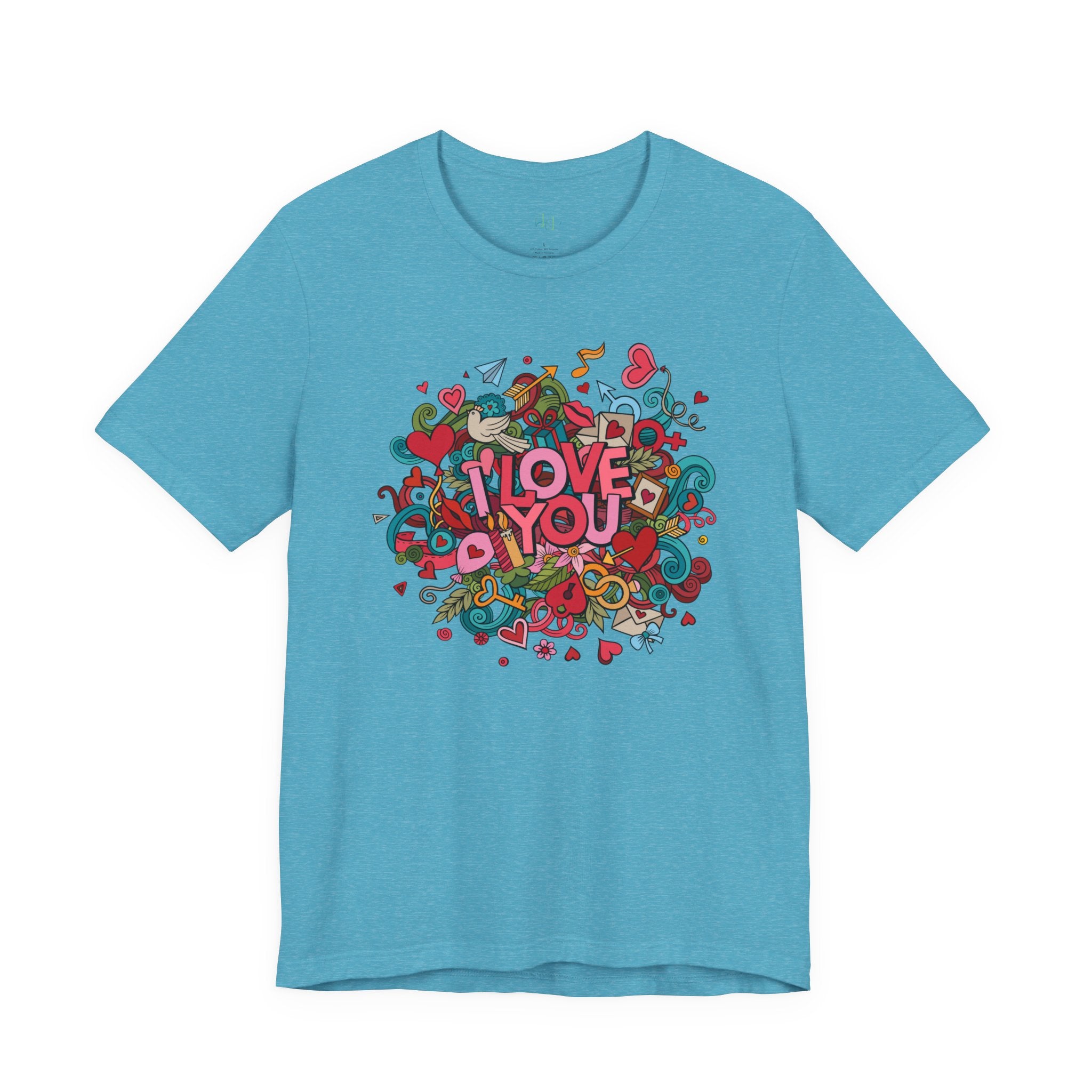 I Love You Doodle Graphic Tee