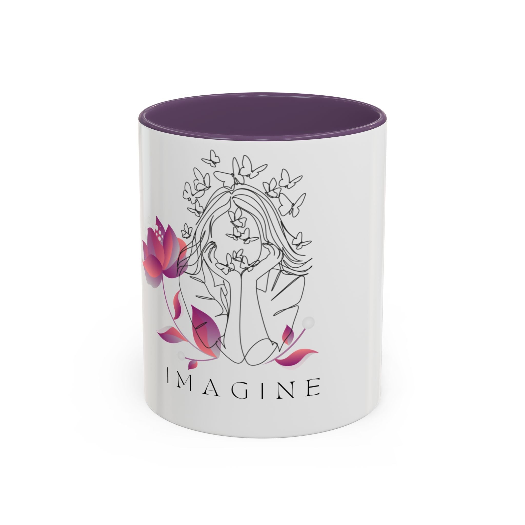 Imagine Inspirational Script Ceramic Mug (11/15 oz)
