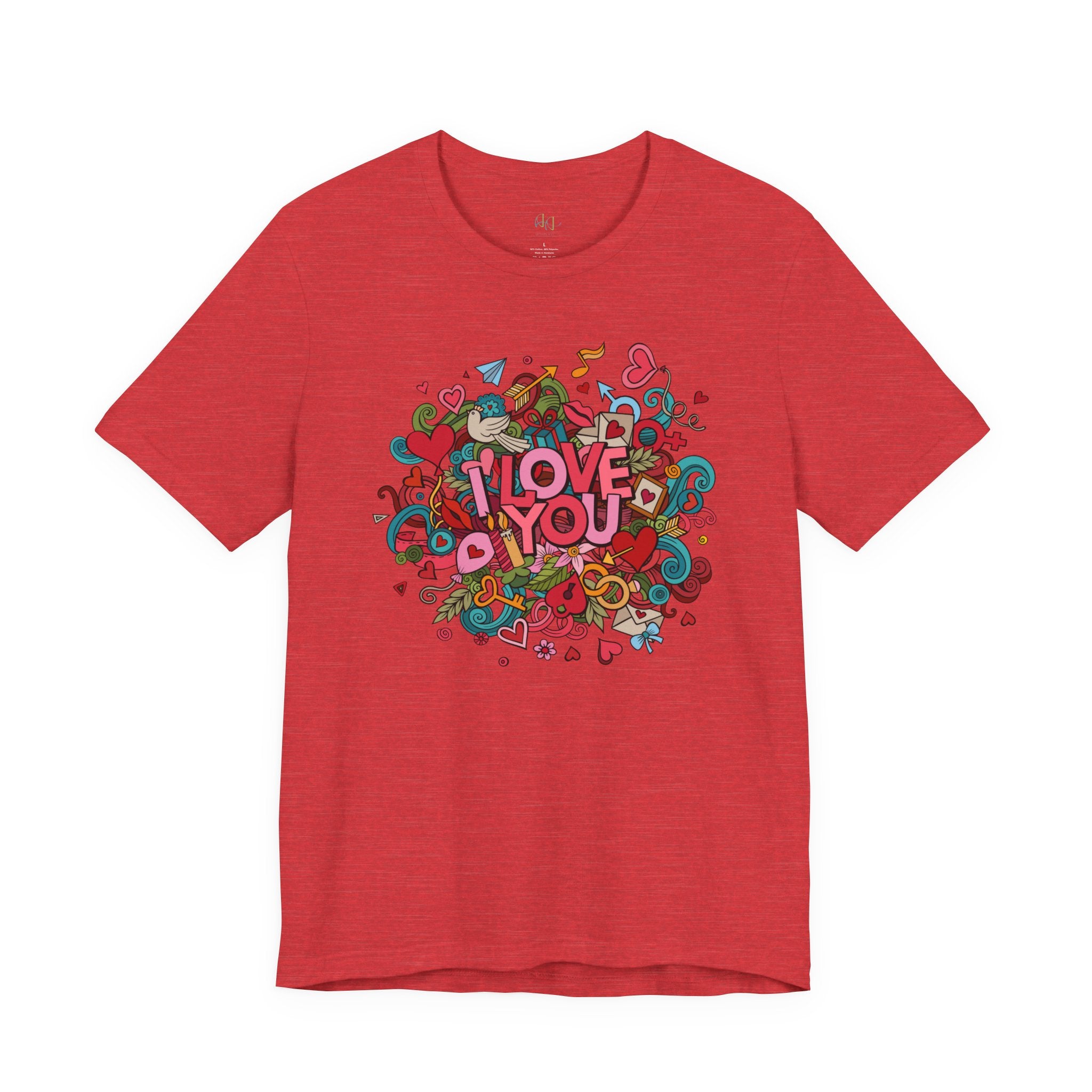 I Love You Doodle Graphic Tee