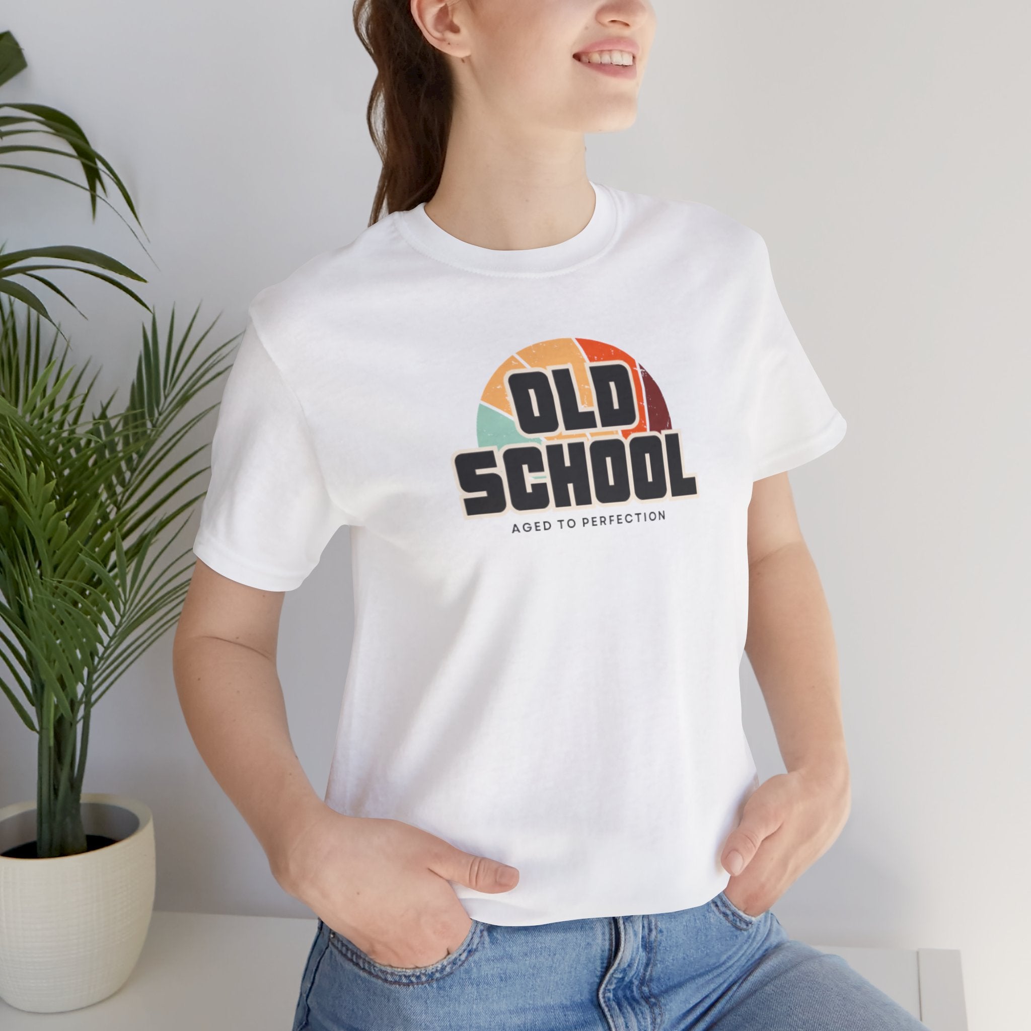 "Old School" Vintage Sunset Graphic T-Shirt