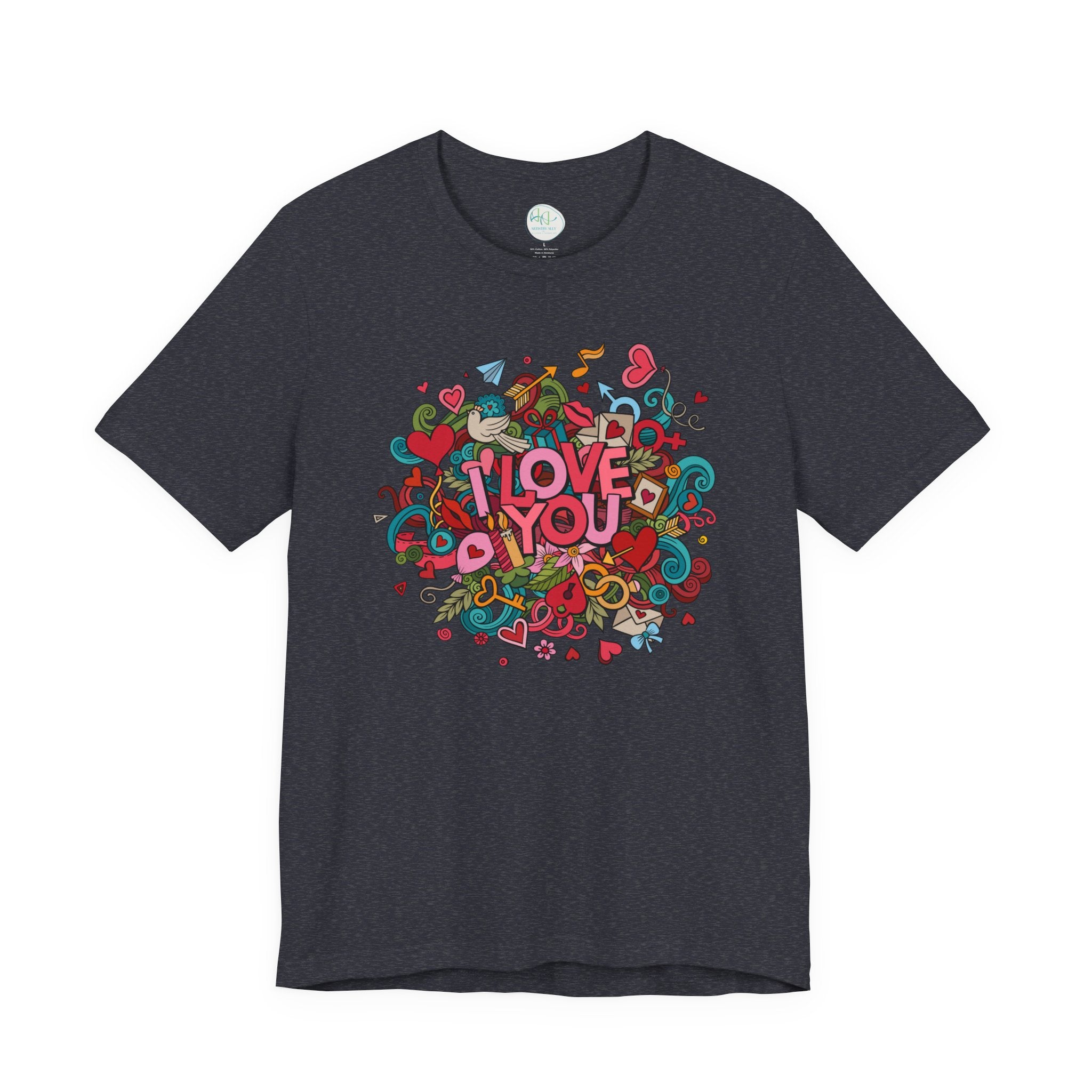 I Love You Doodle Graphic Tee