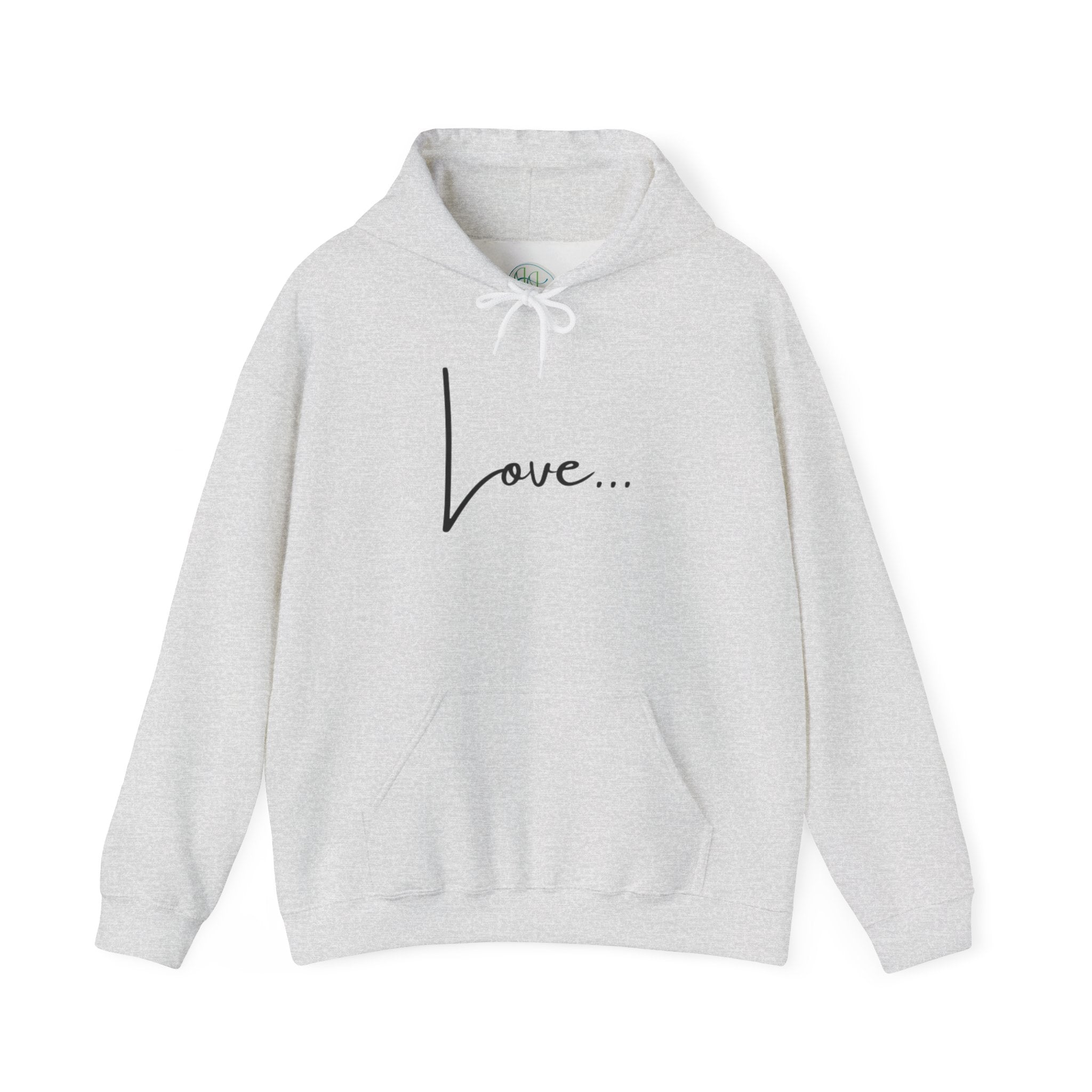 Love... Hoodie — Minimal Script Love Pullover