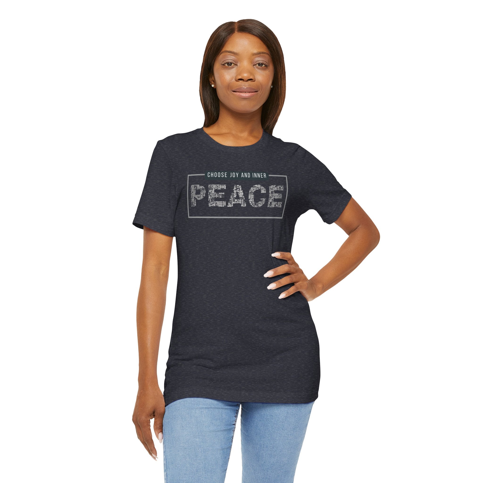 Peace Tee — "Choose Joy and Inner Peace" Graphic T-Shirt