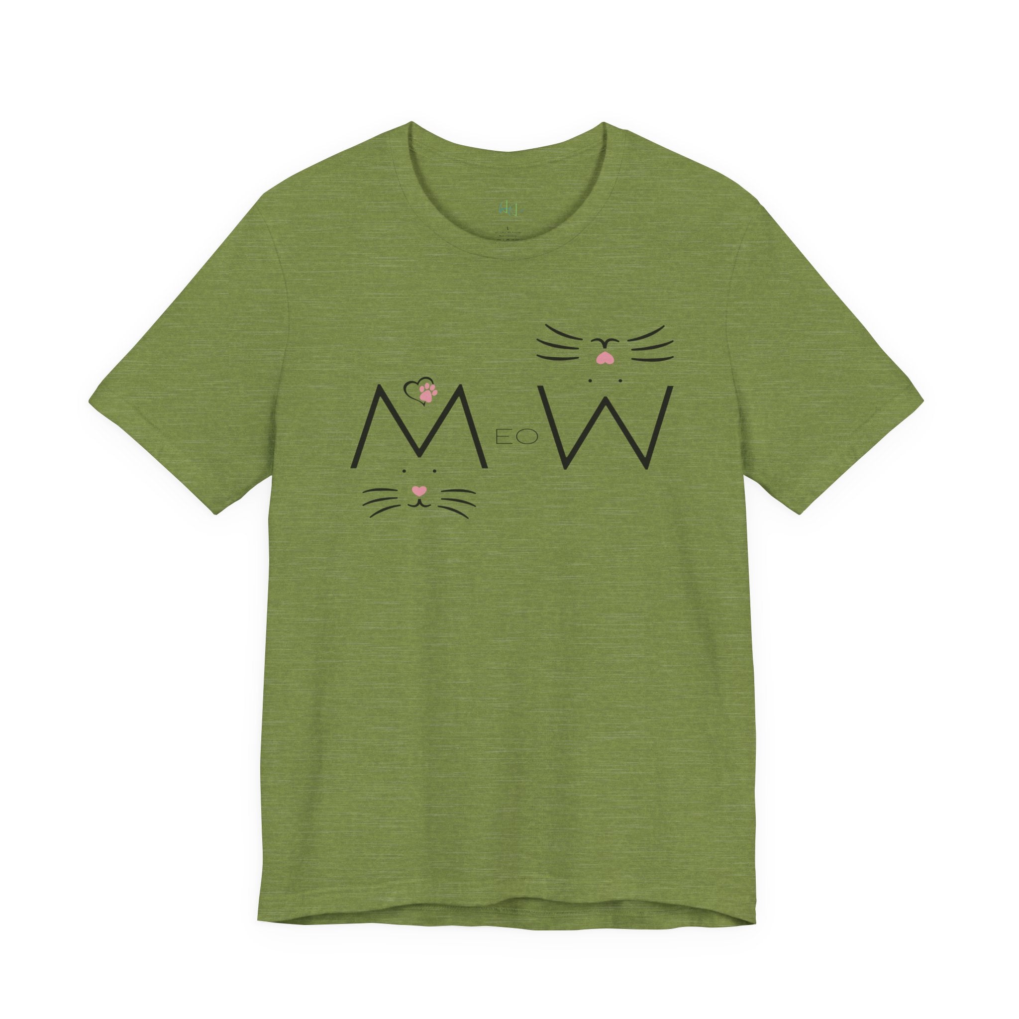 “MeoW” Cat Face – The Purr-fect Attitude Tee