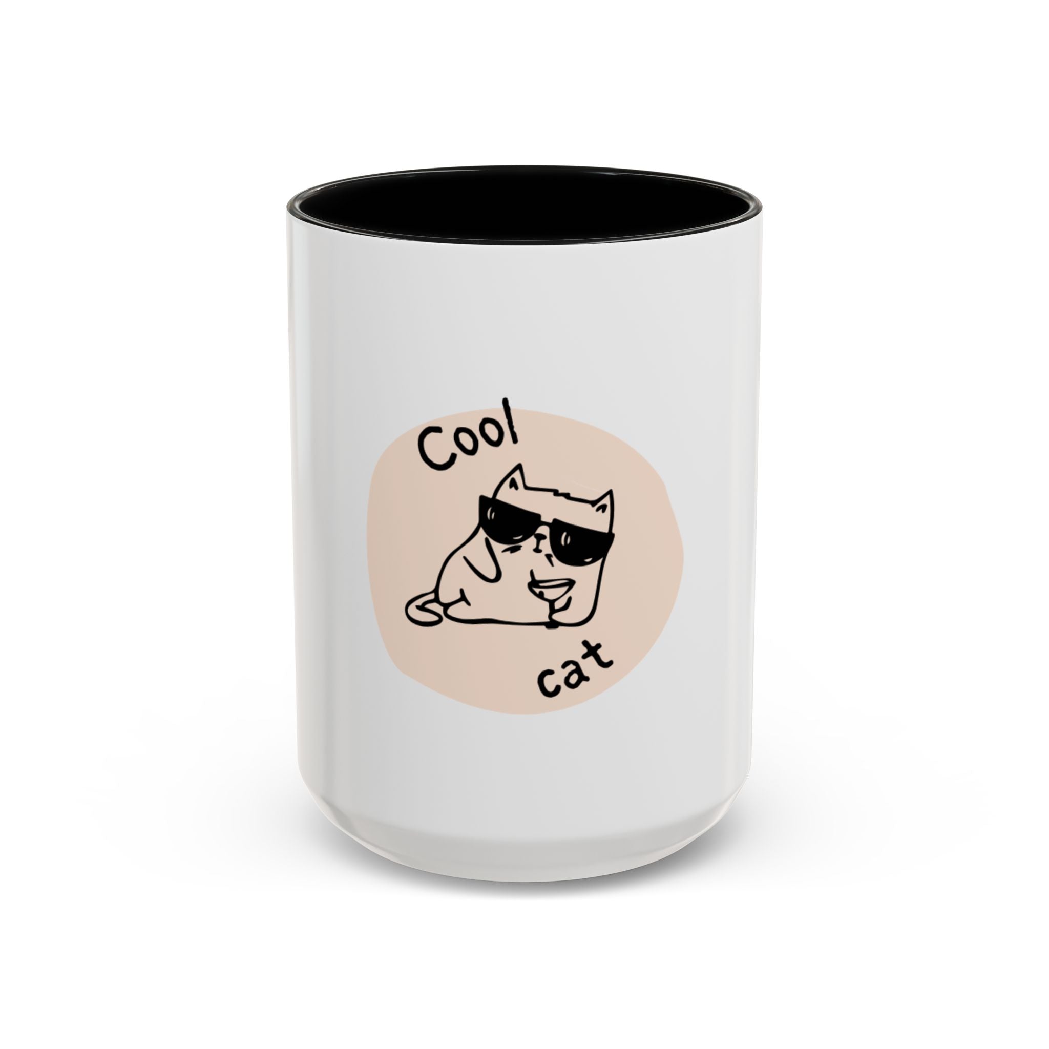 Cool Cat Accent Coffee Mug, 11/15oz