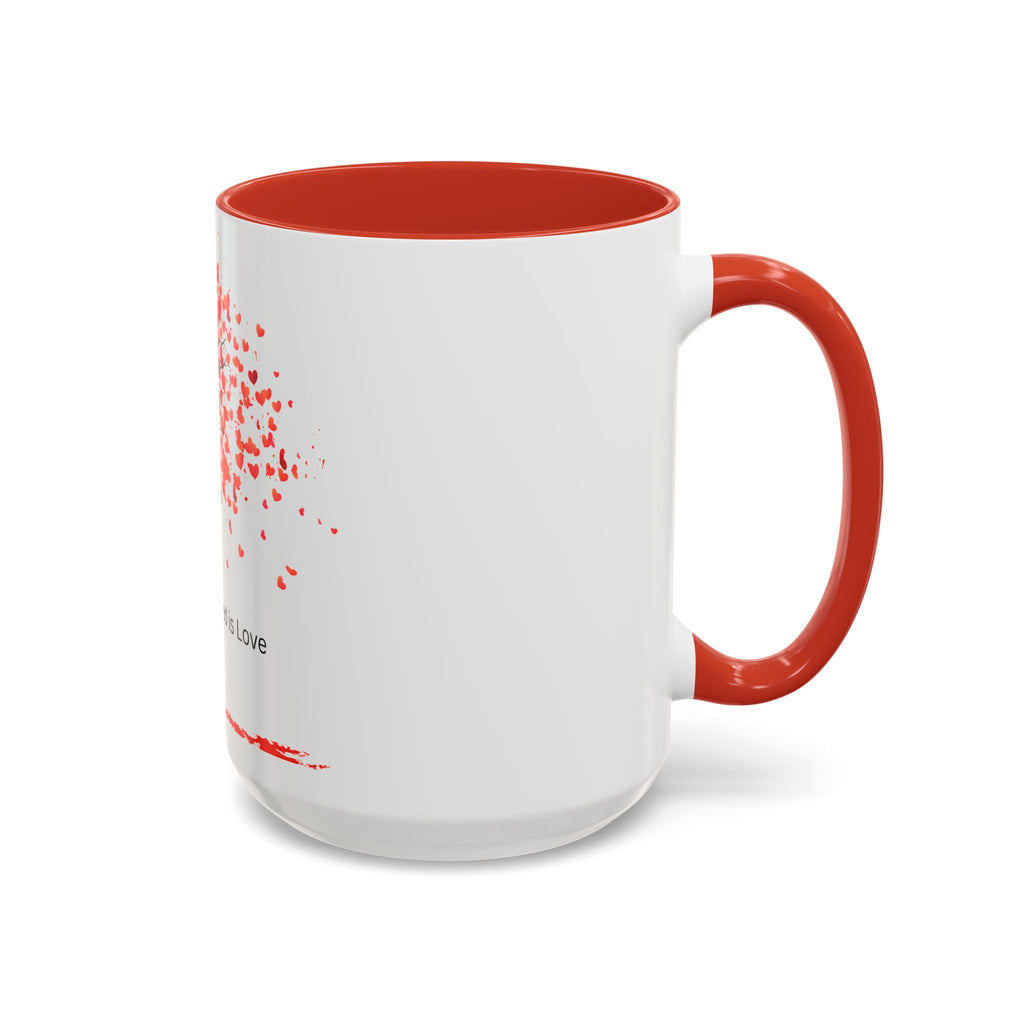 All You Need Is Love Accent Coffee Mug — 11oz & 15oz