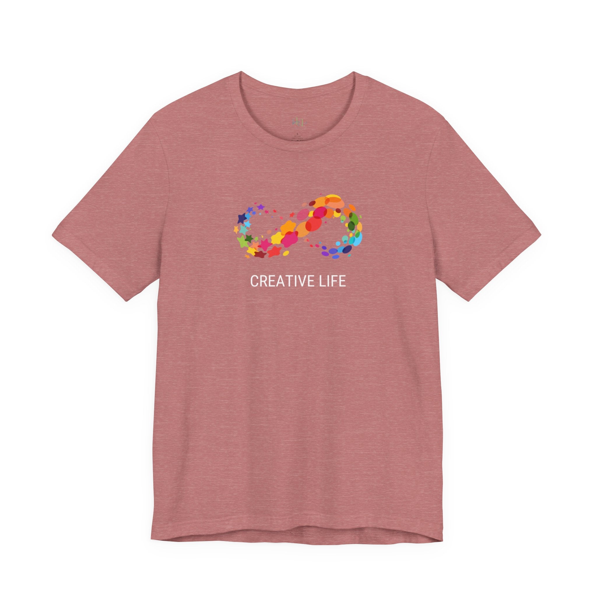 Creative Life T-Shirt — Colorful Infinity Art Tee for Artists & Creatives