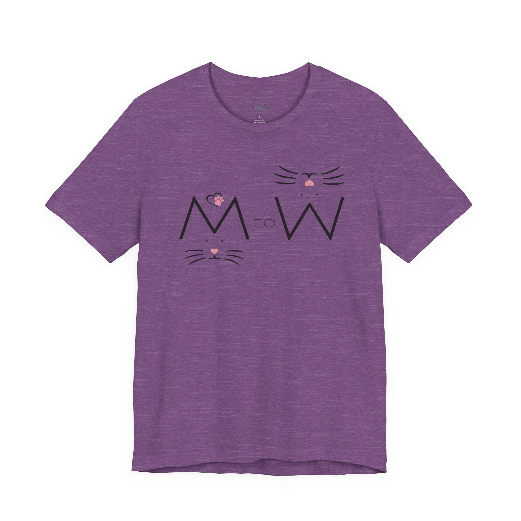 “MeoW” Cat Face – The Purr-fect Attitude Tee