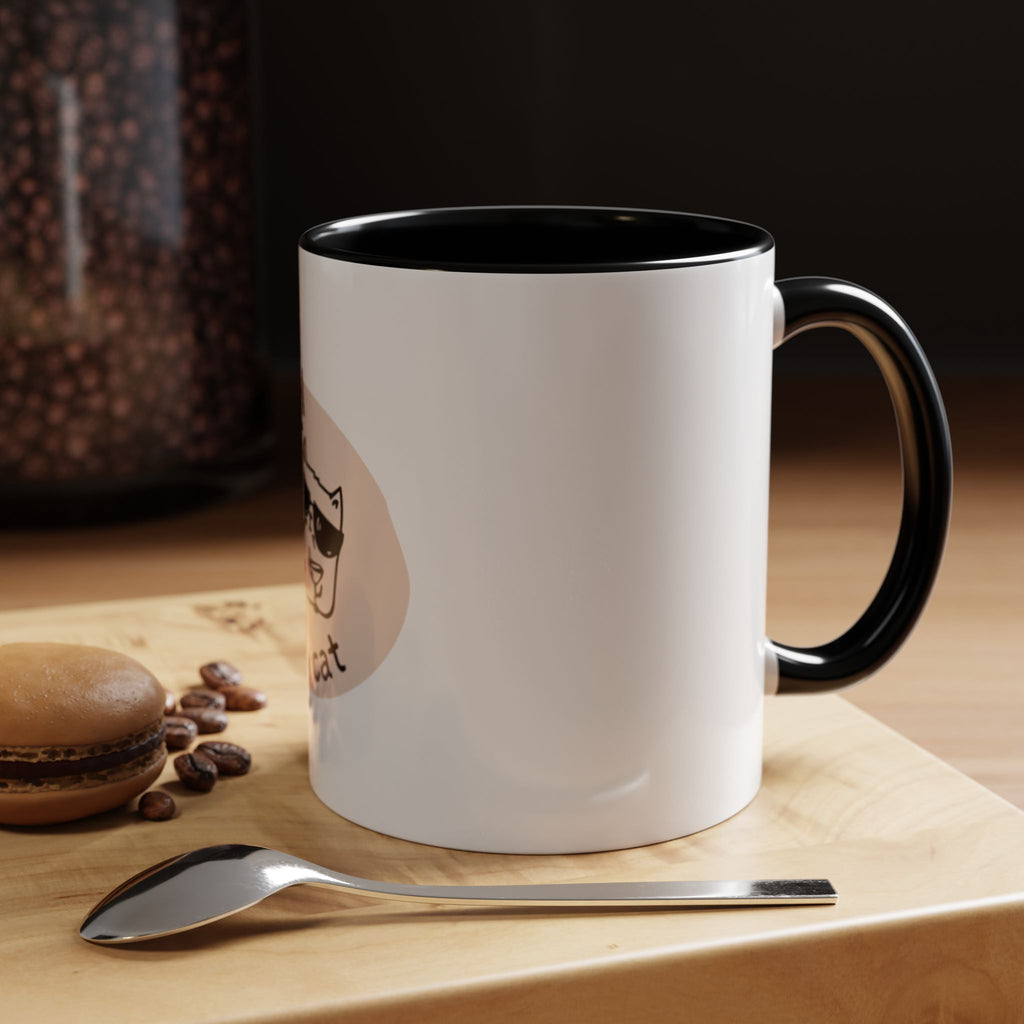 Cool Cat Accent Coffee Mug, 11/15oz