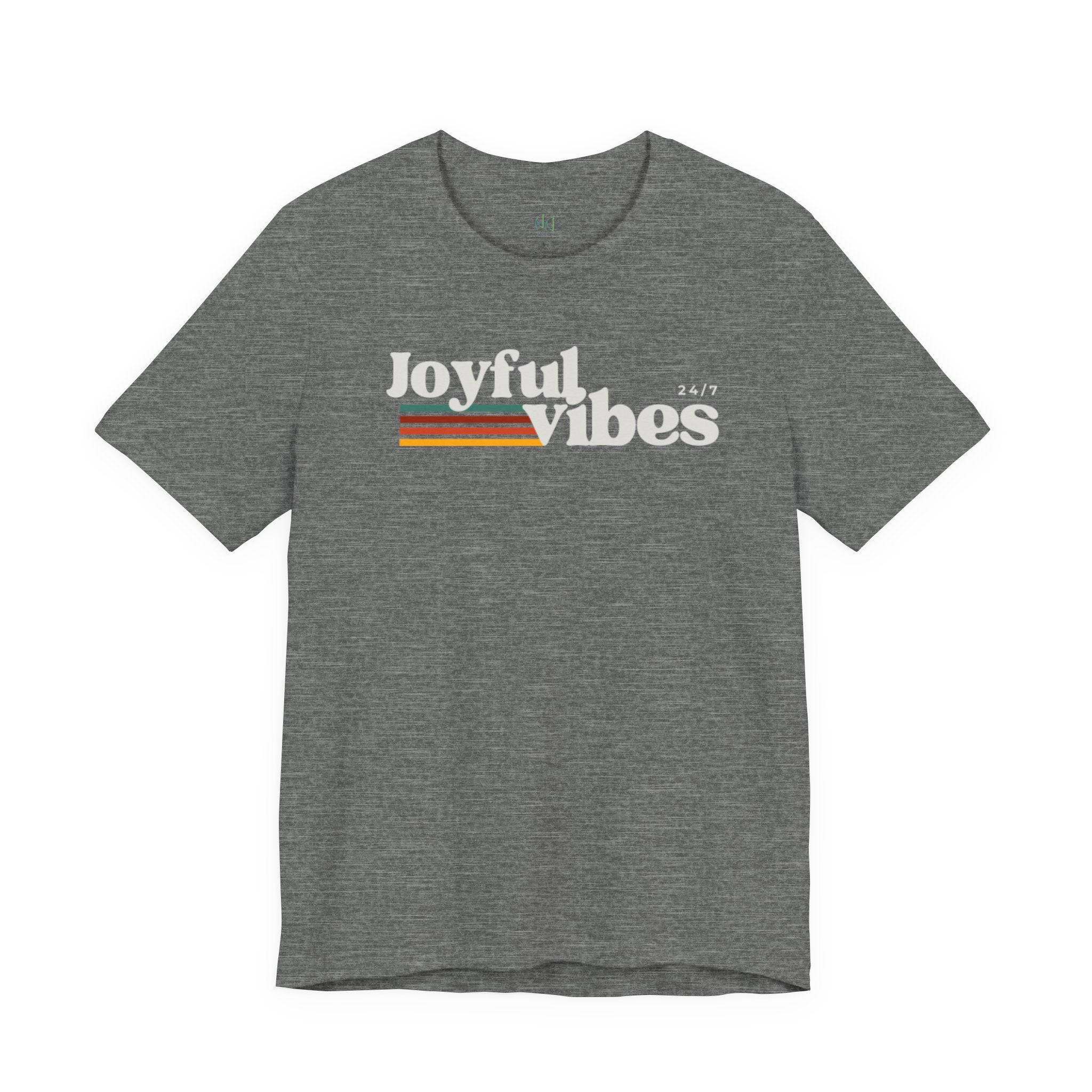 Joyful Vibes T-Shirt – Retro Sunrise Graphic Tee