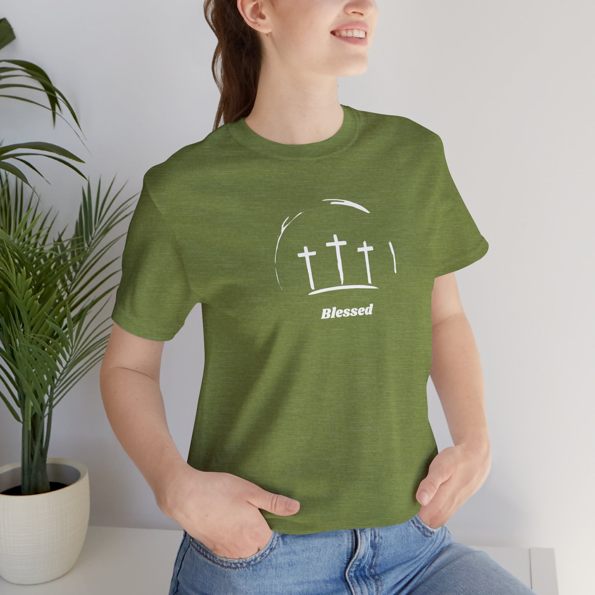 Blessed Crosses Christian T‑Shirt