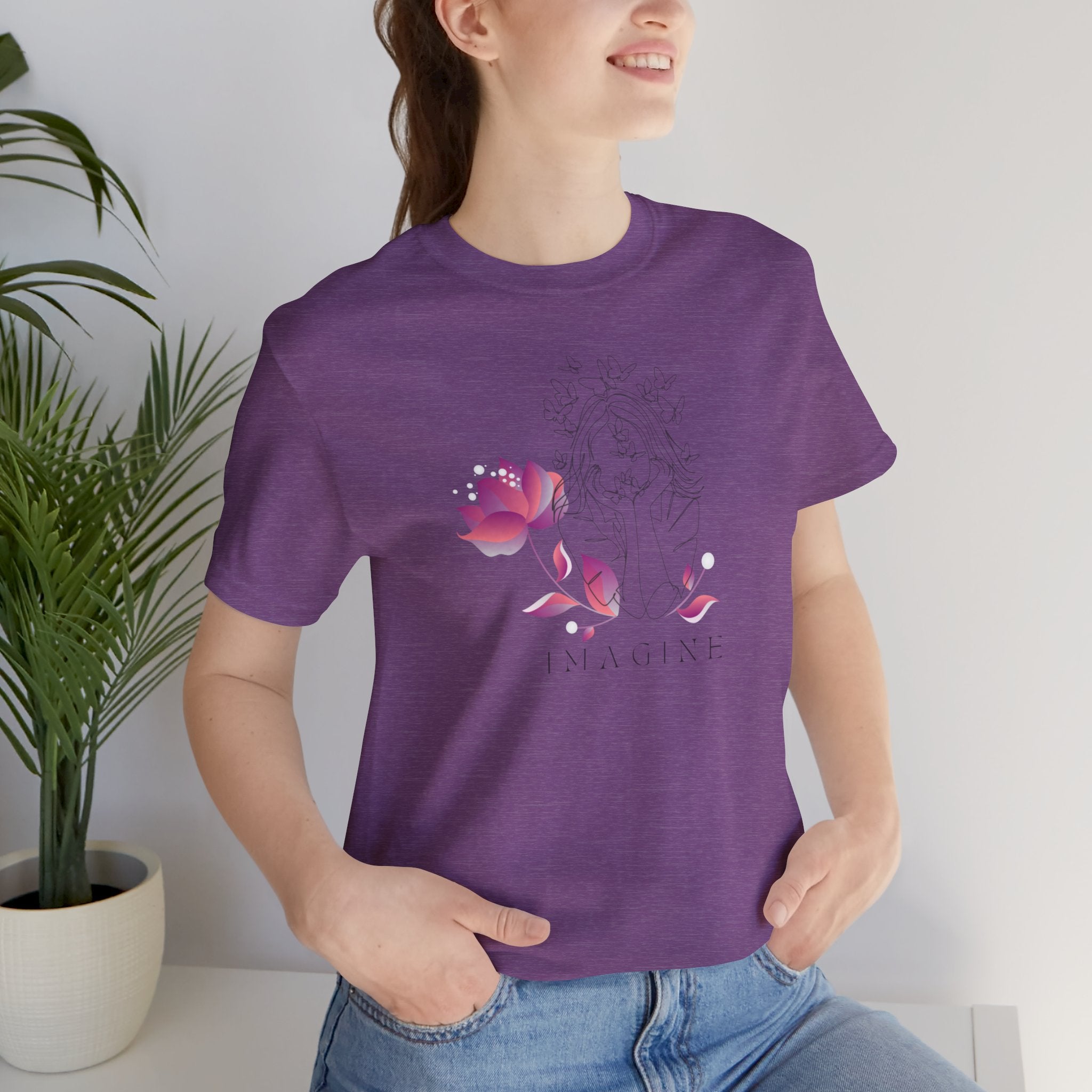 Imagine Lotus Floral T-Shirt