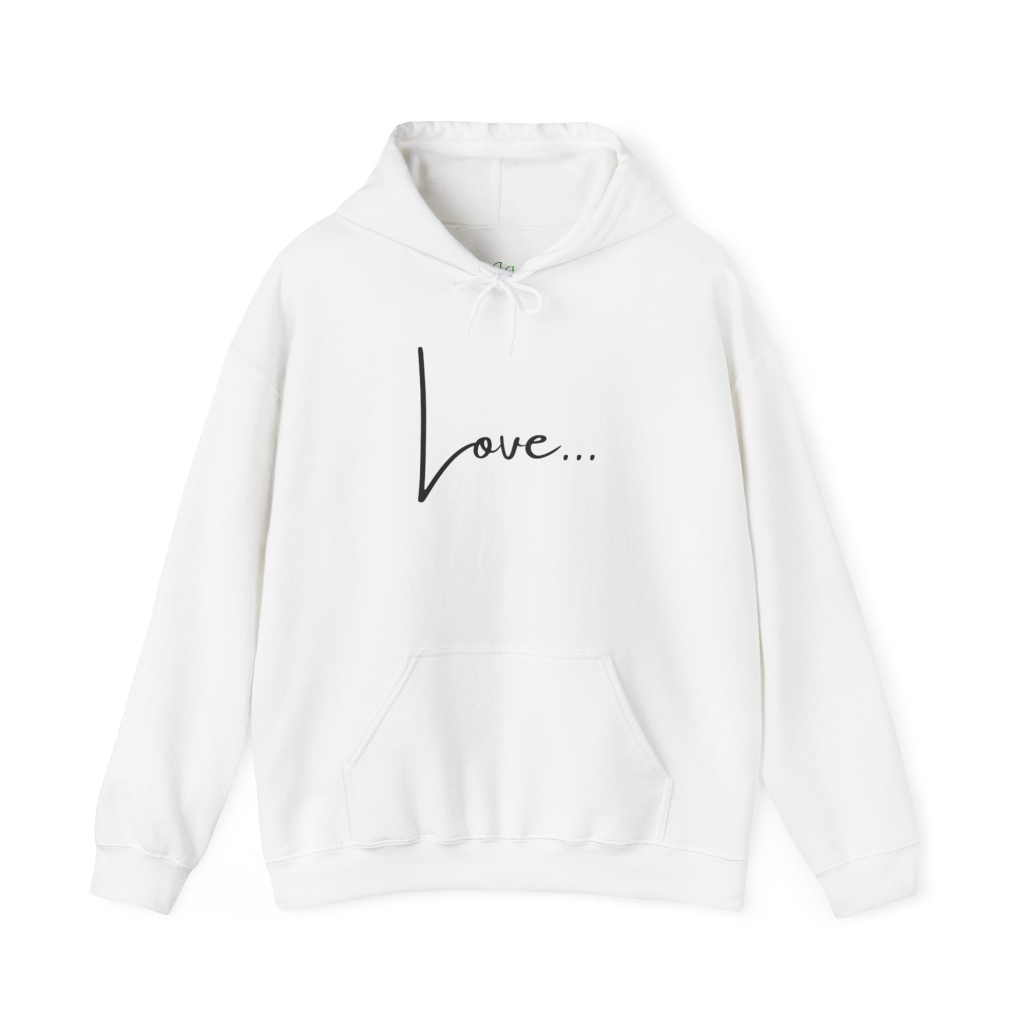 Love... Hoodie — Minimal Script Love Pullover