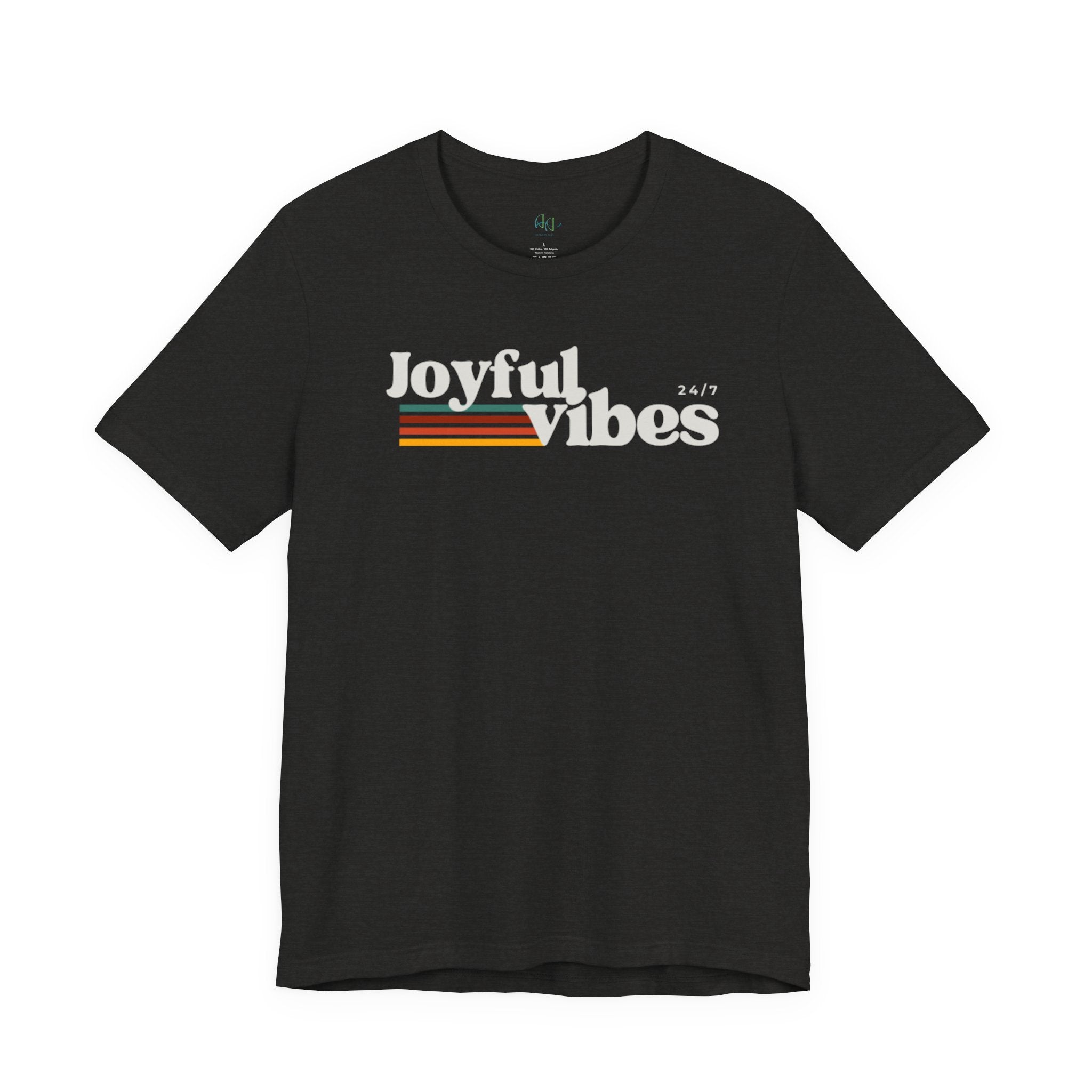 Joyful Vibes T-Shirt – Retro Sunrise Graphic Tee