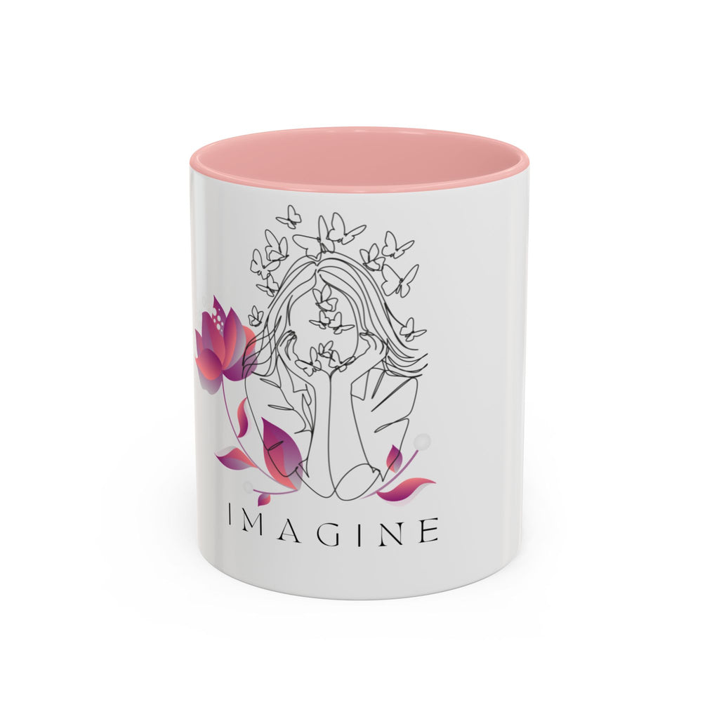 Imagine Inspirational Script Ceramic Mug (11/15 oz)