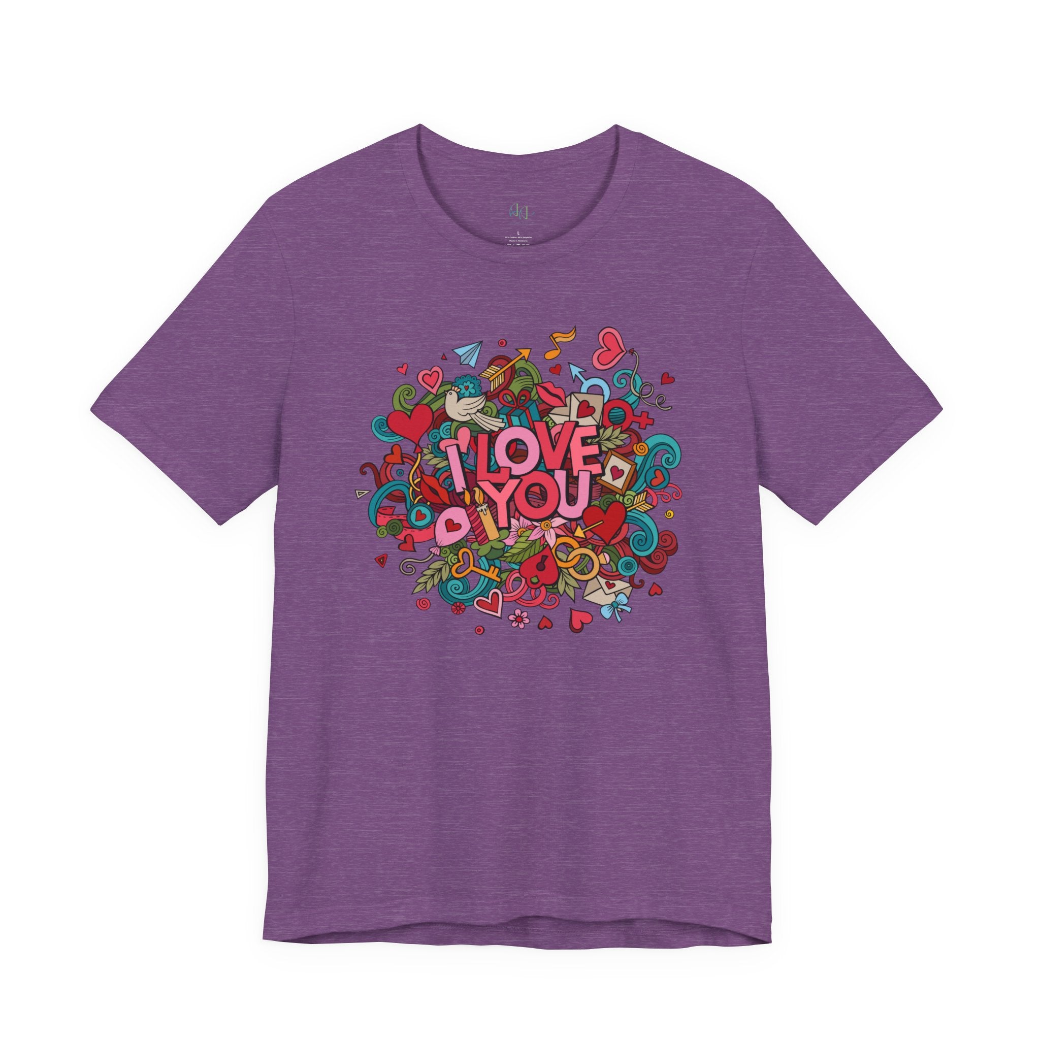 I Love You Doodle Graphic Tee