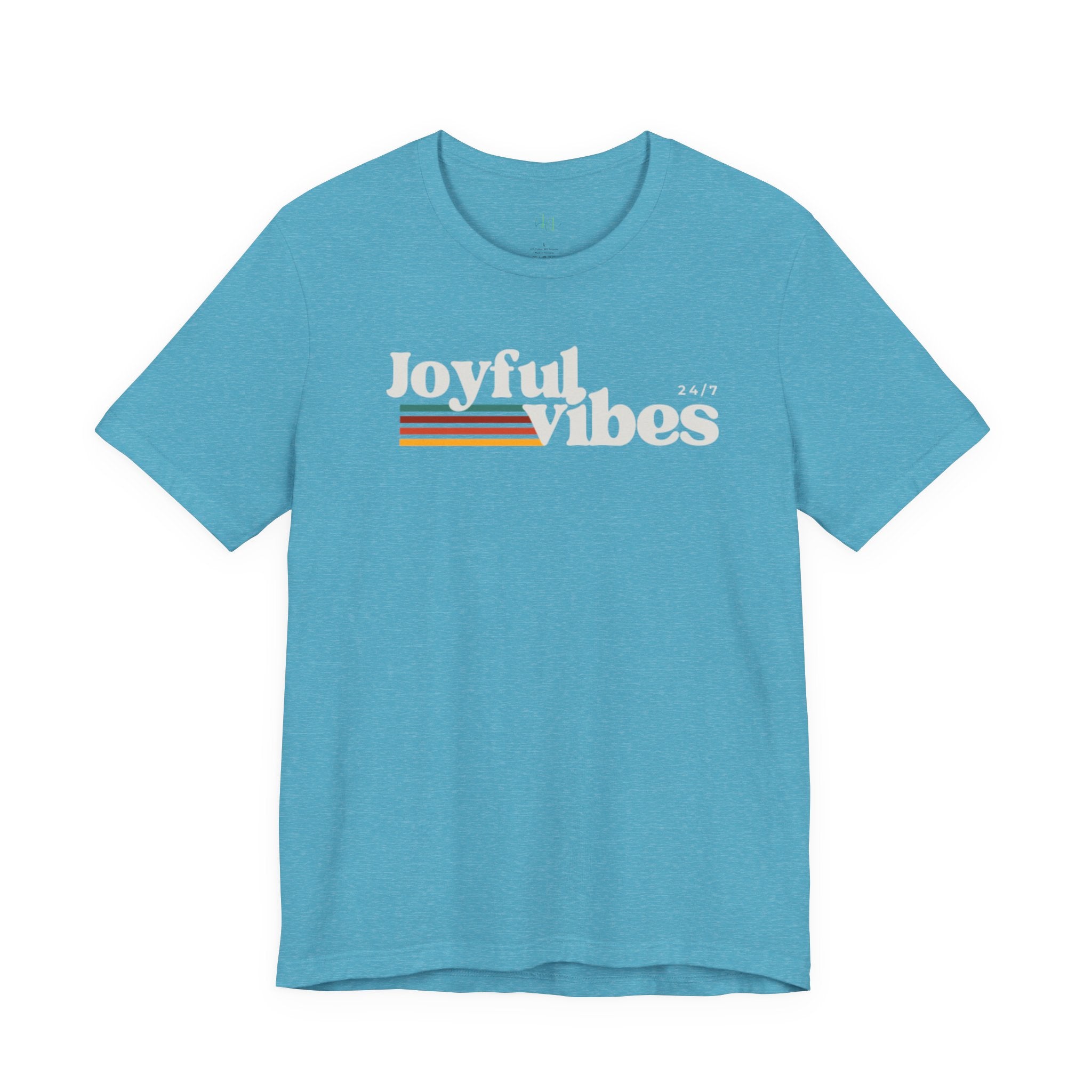 Joyful Vibes T-Shirt – Retro Sunrise Graphic Tee