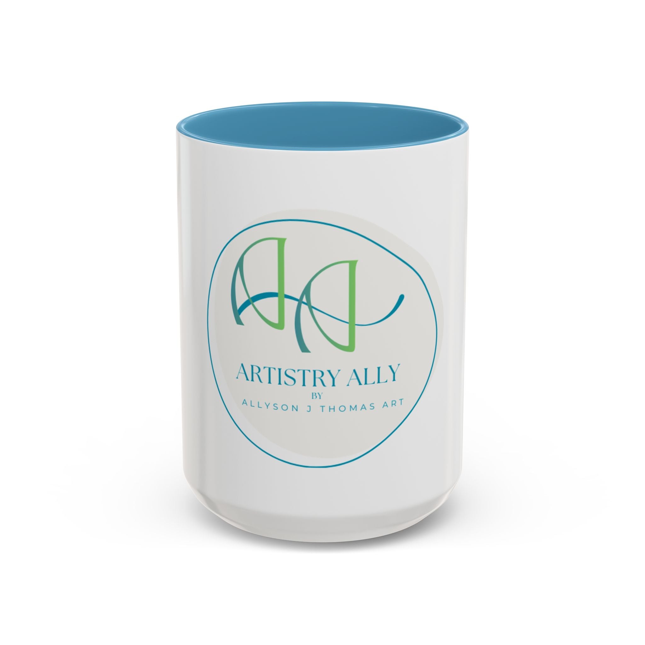 Artistry Ally Logo Accent Coffee Mug – Branded 11/15oz Ceramic
