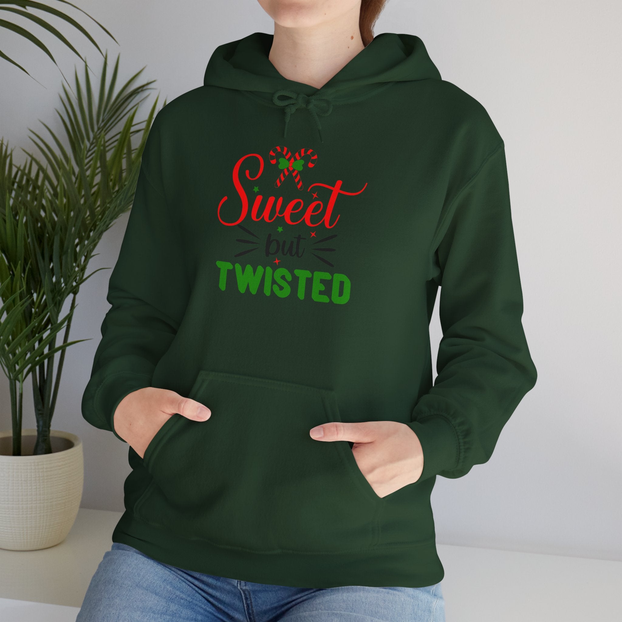 Sweet but Twisted Hoodie — Funny Holiday Christmas Sweatshirt