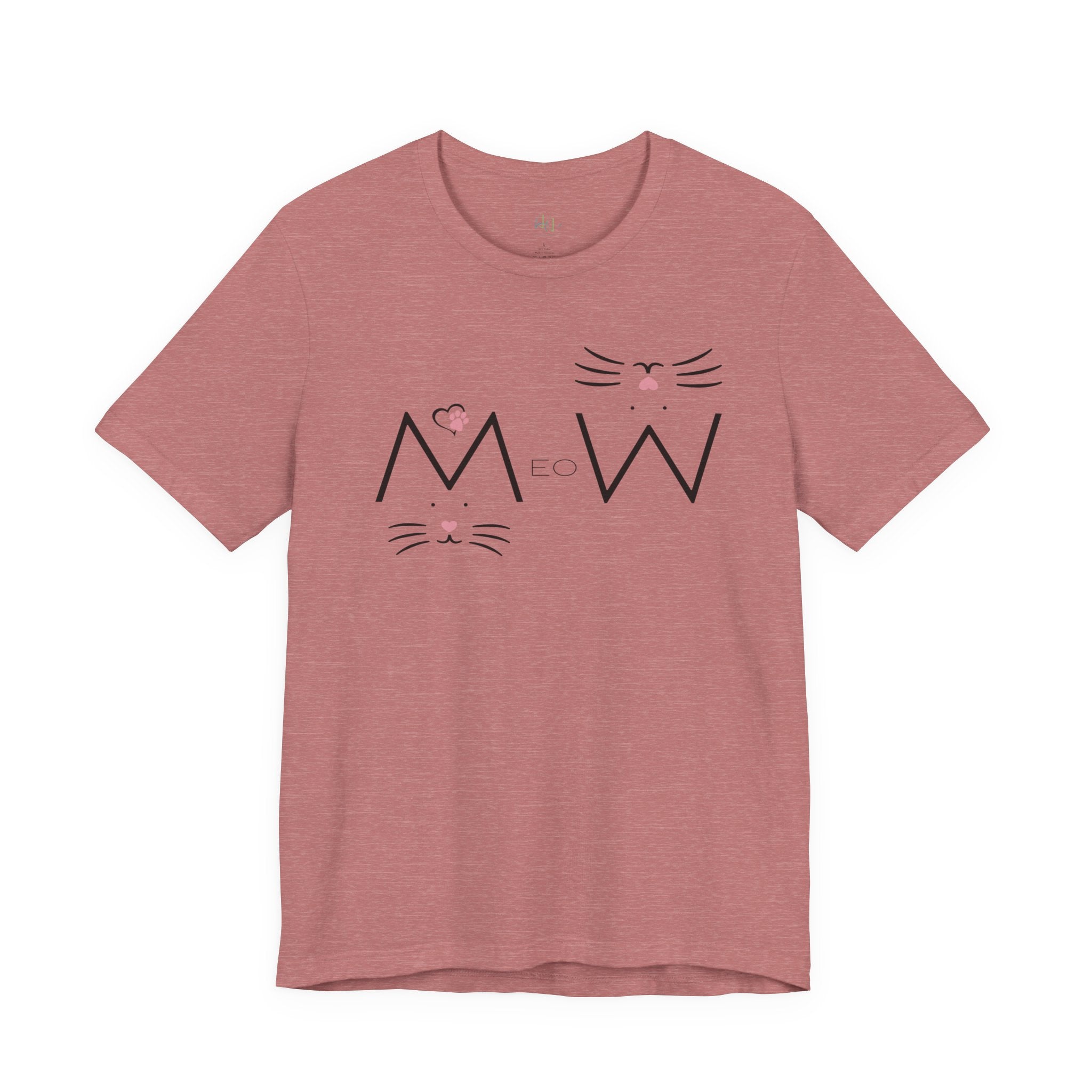 “MeoW” Cat Face – The Purr-fect Attitude Tee