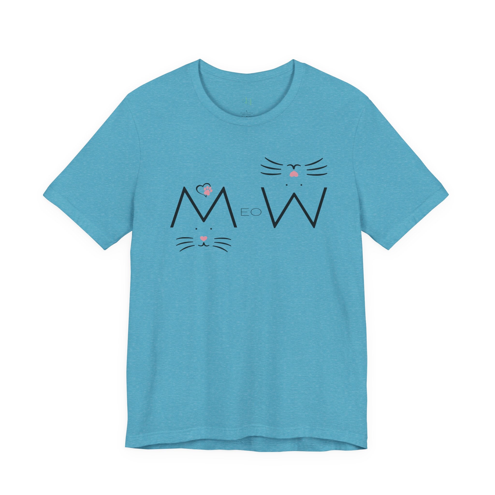 “MeoW” Cat Face – The Purr-fect Attitude Tee
