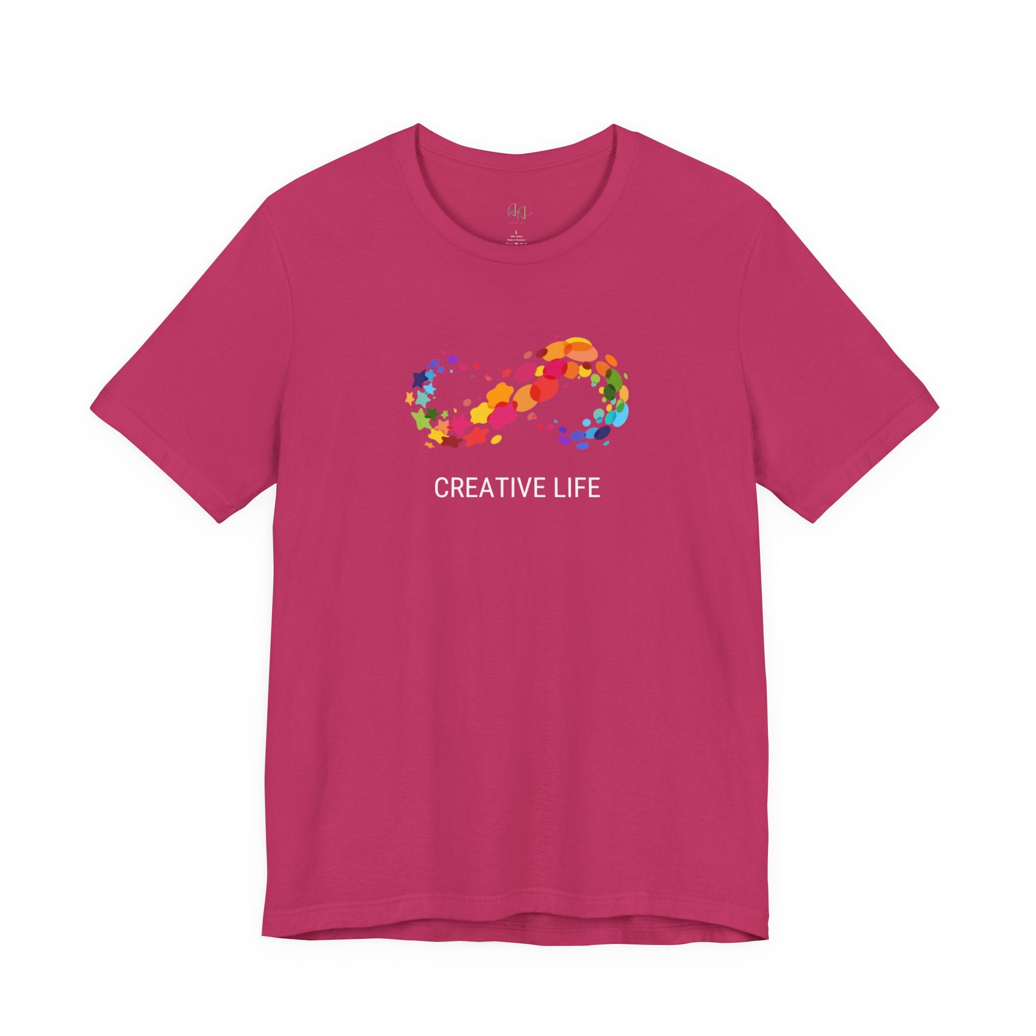 Creative Life T-Shirt — Colorful Infinity Art Tee for Artists & Creatives