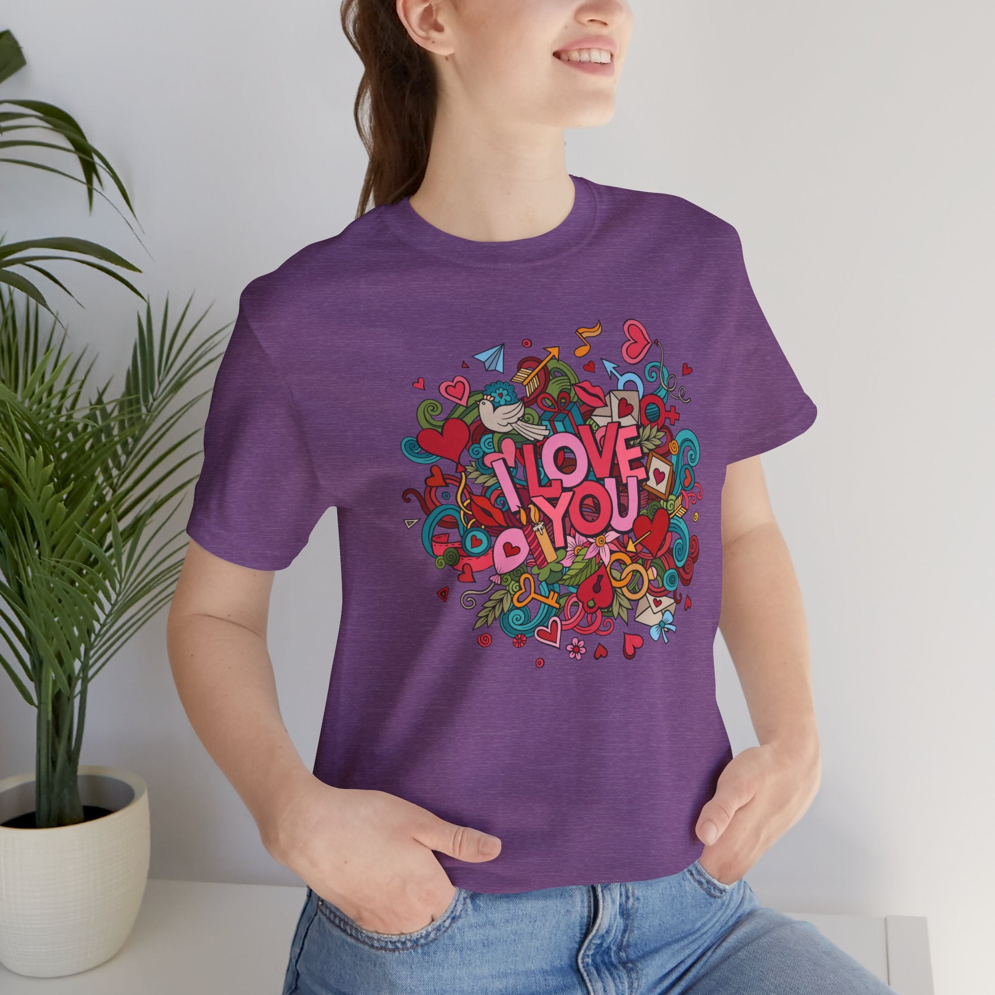 I Love You Doodle Graphic Tee