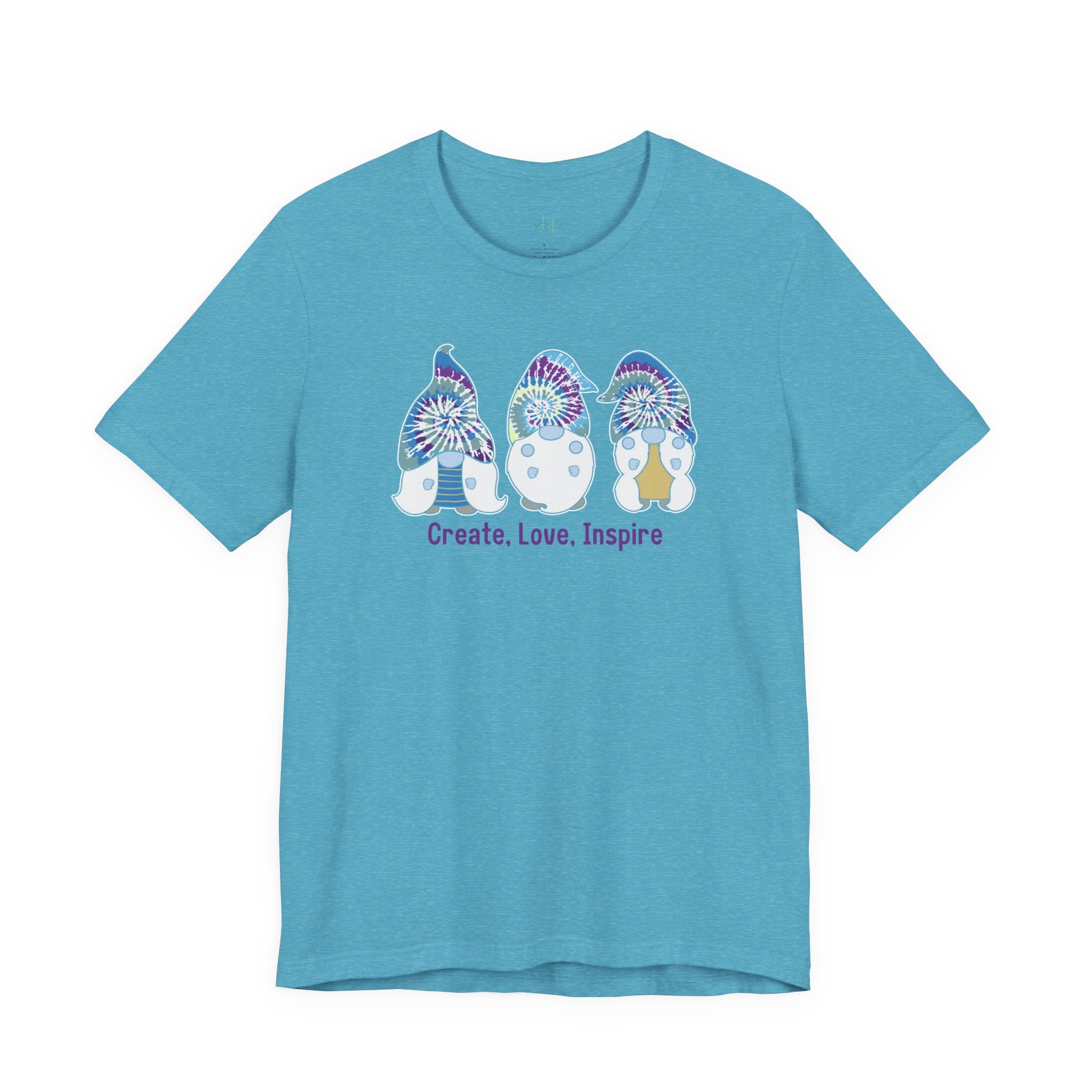 “Create. Love. Inspire.” – The Whimsical Gnome Motivation Tee