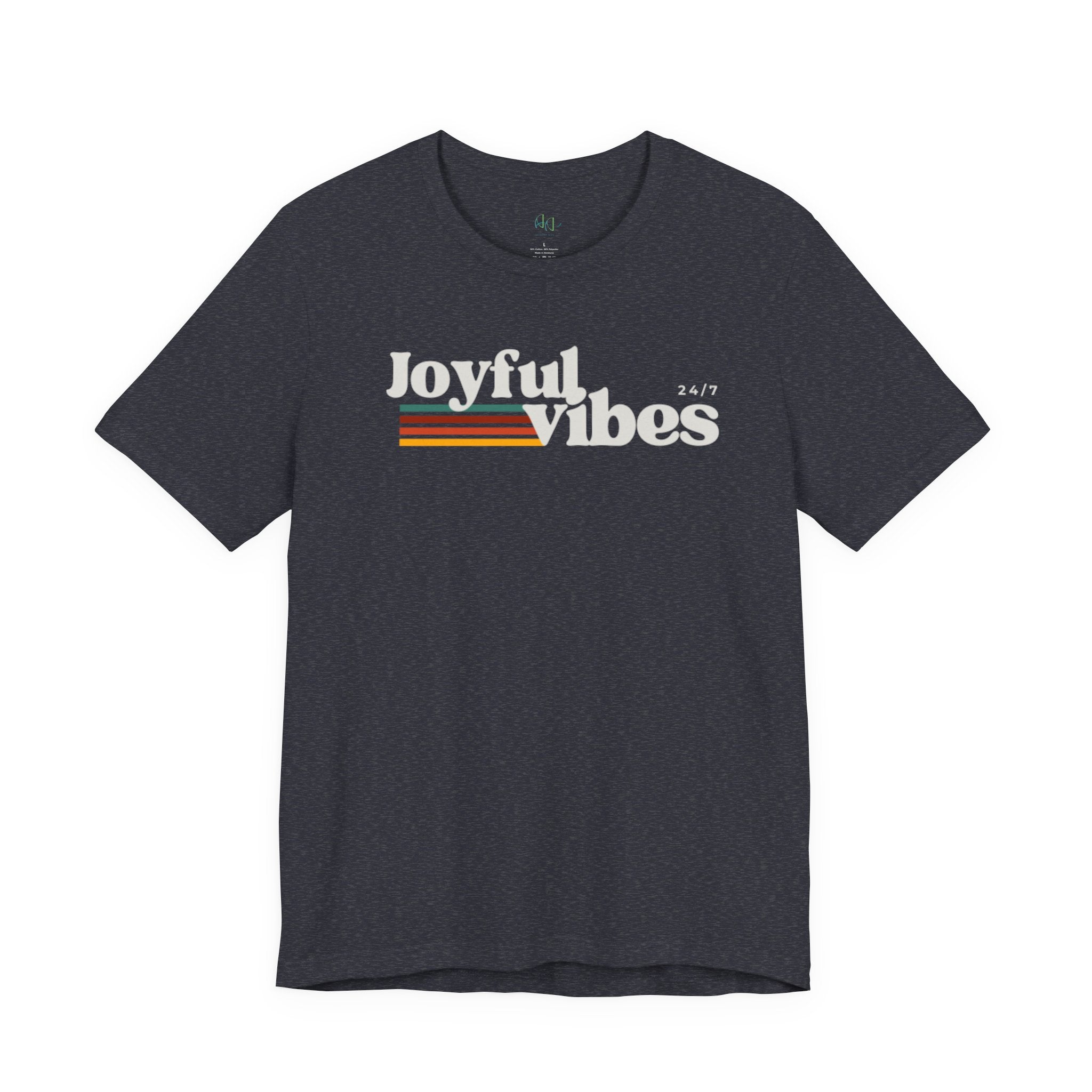 Joyful Vibes T-Shirt – Retro Sunrise Graphic Tee