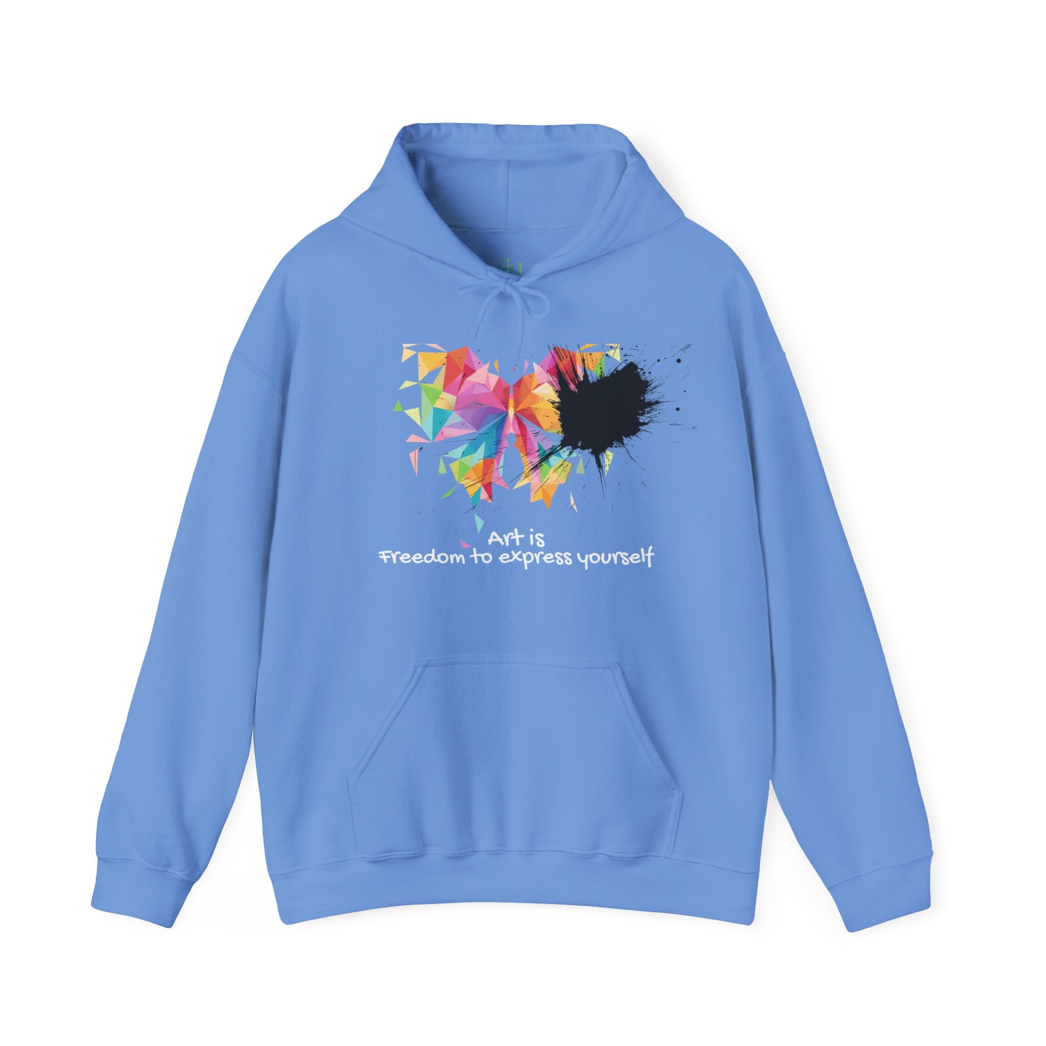Butterfly Art Hoodie — "Art is freedom to express yourself"