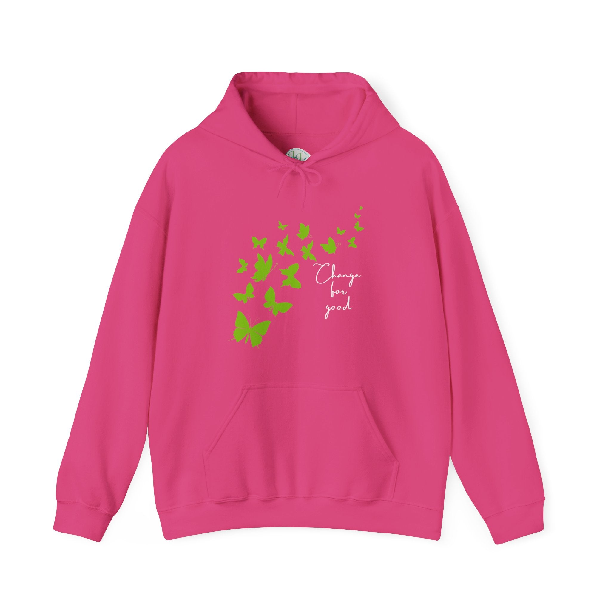 Green Butterfly Hoodie – "Change for Good"
