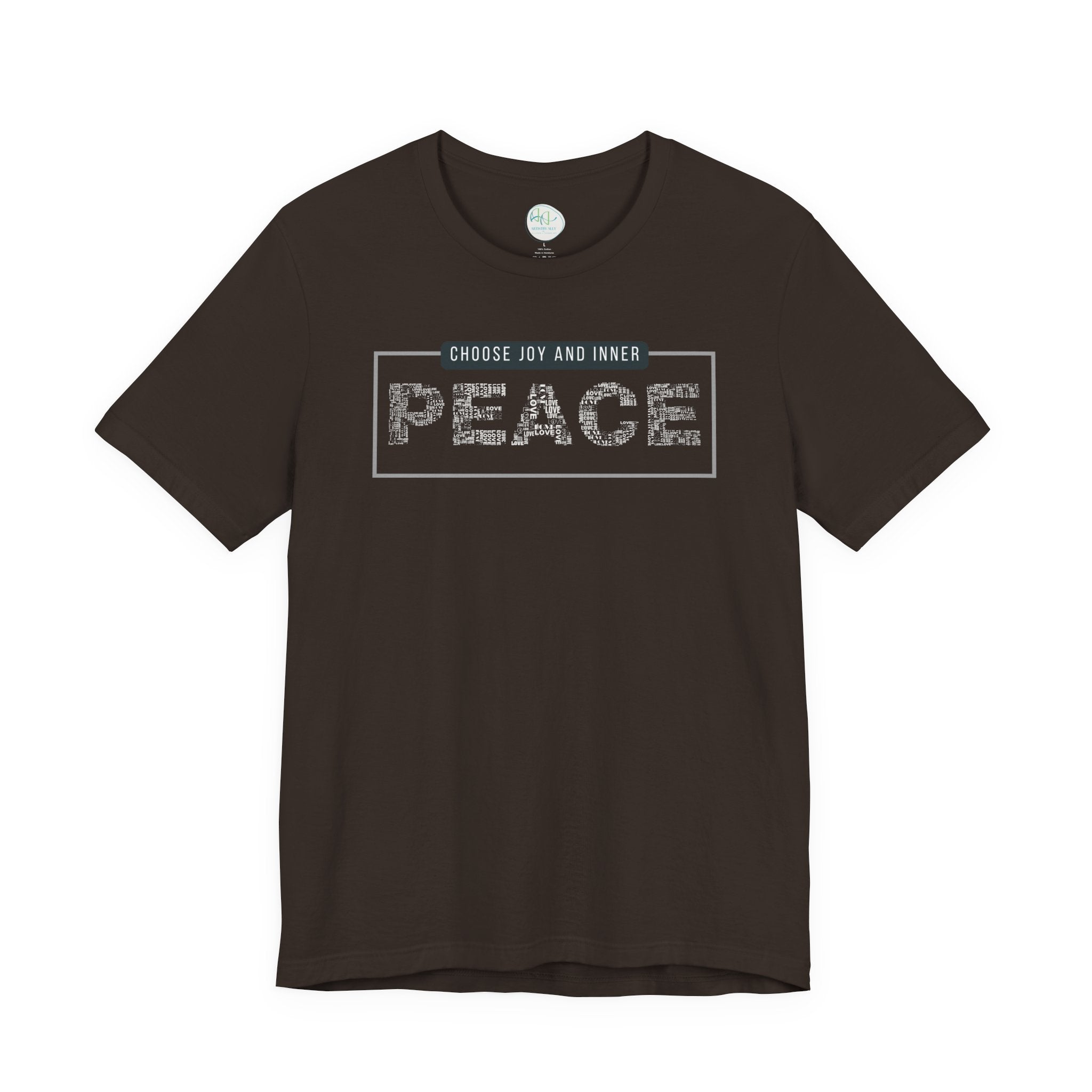 Peace Tee — "Choose Joy and Inner Peace" Graphic T-Shirt
