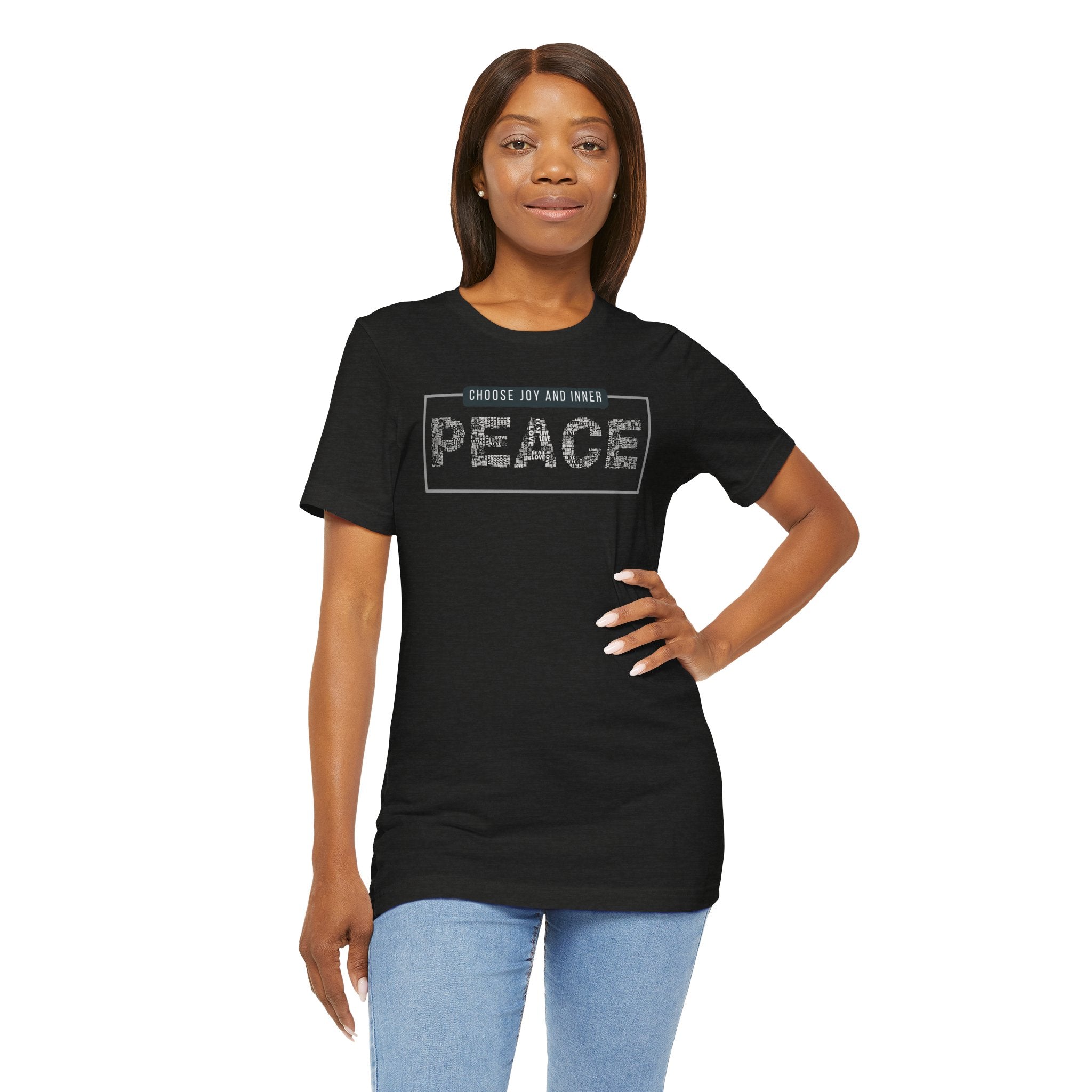 Peace Tee — "Choose Joy and Inner Peace" Graphic T-Shirt