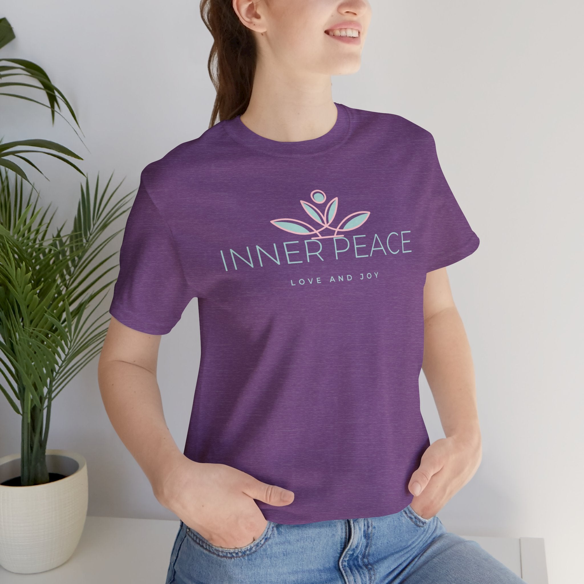 Inner Peace Lotus Tee – Relaxation Yoga T-Shirt