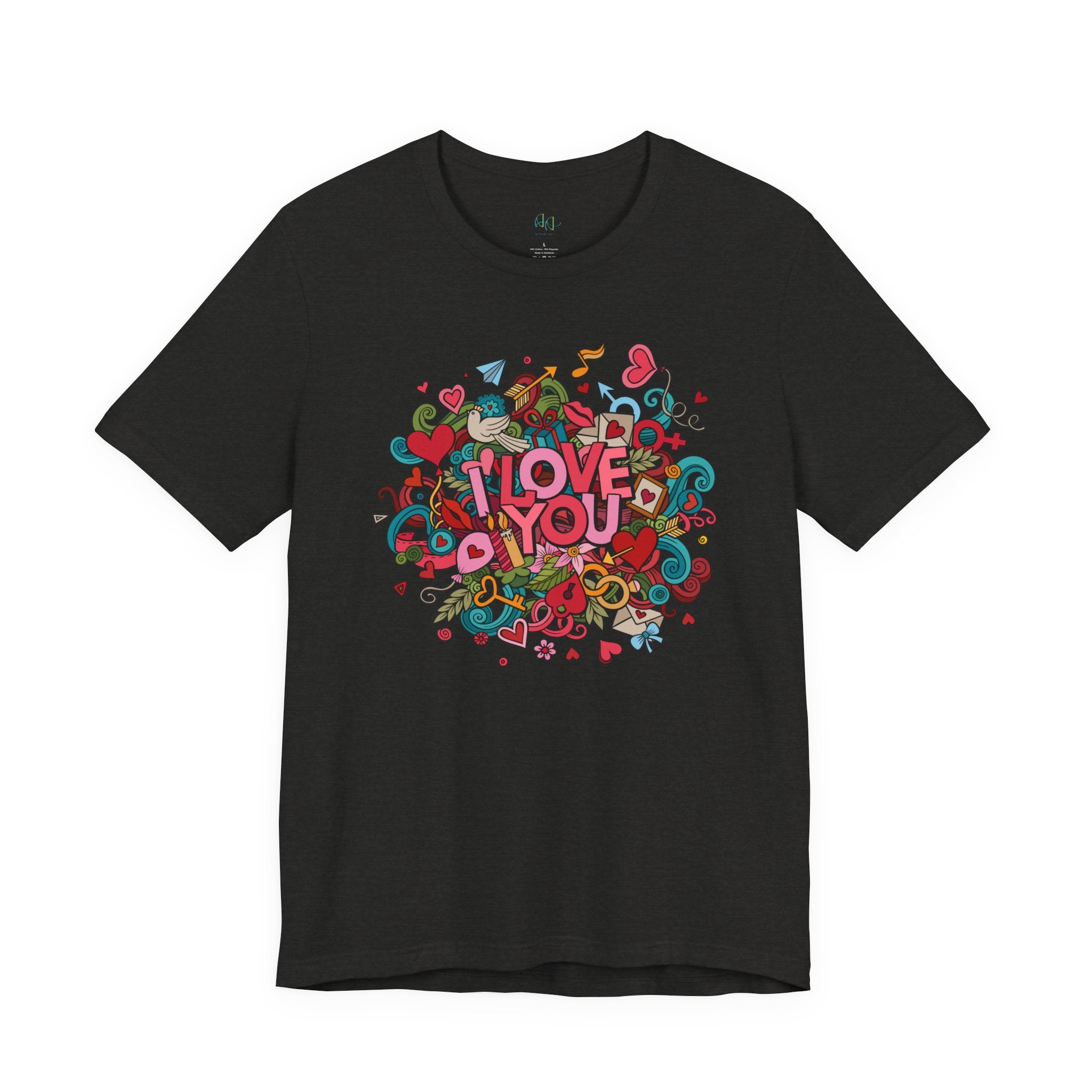 I Love You Doodle Graphic Tee