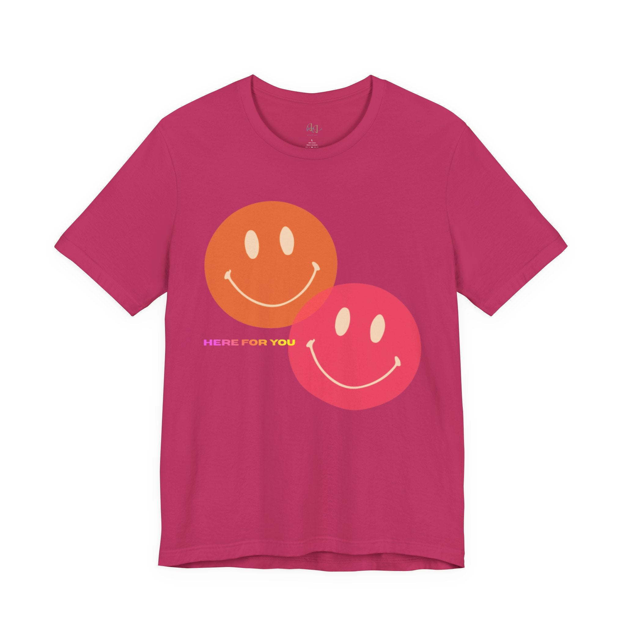 “Here for You” – Supportive Message Tee