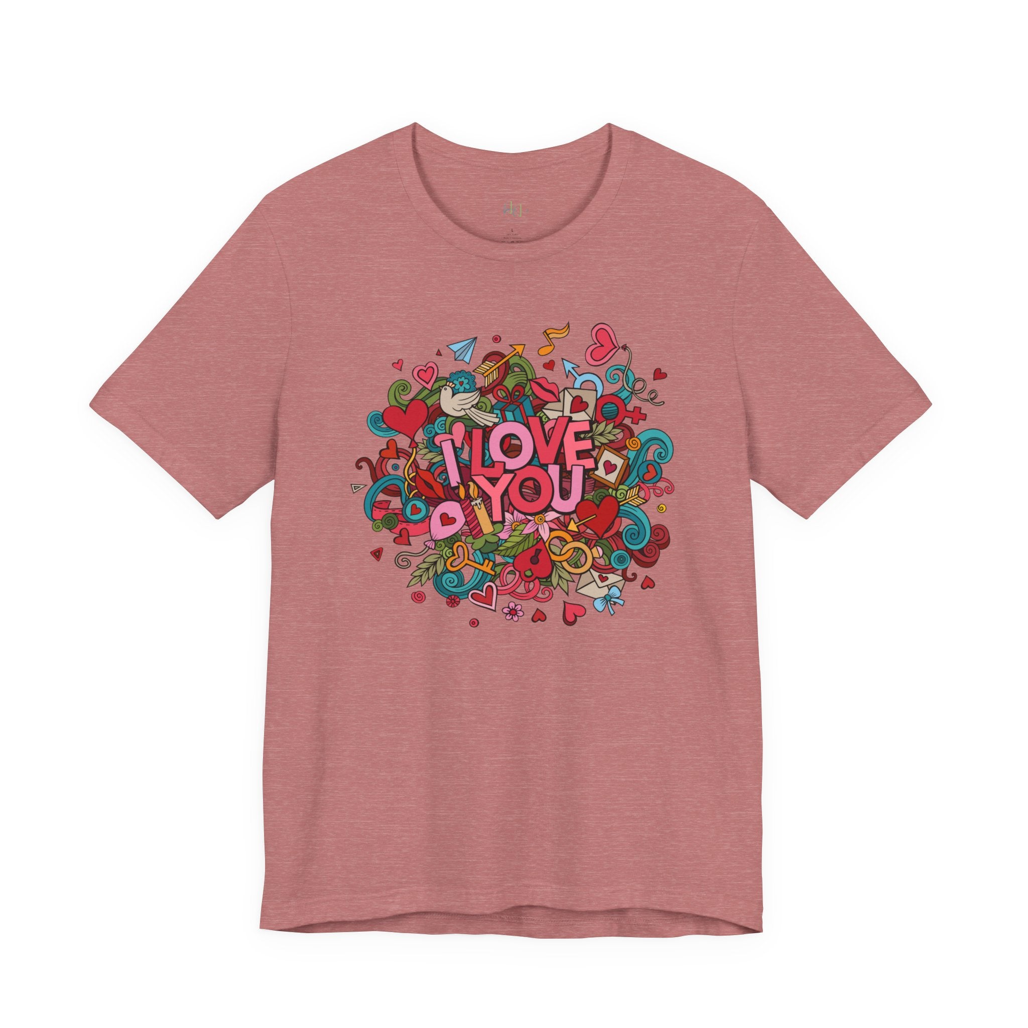 I Love You Doodle Graphic Tee