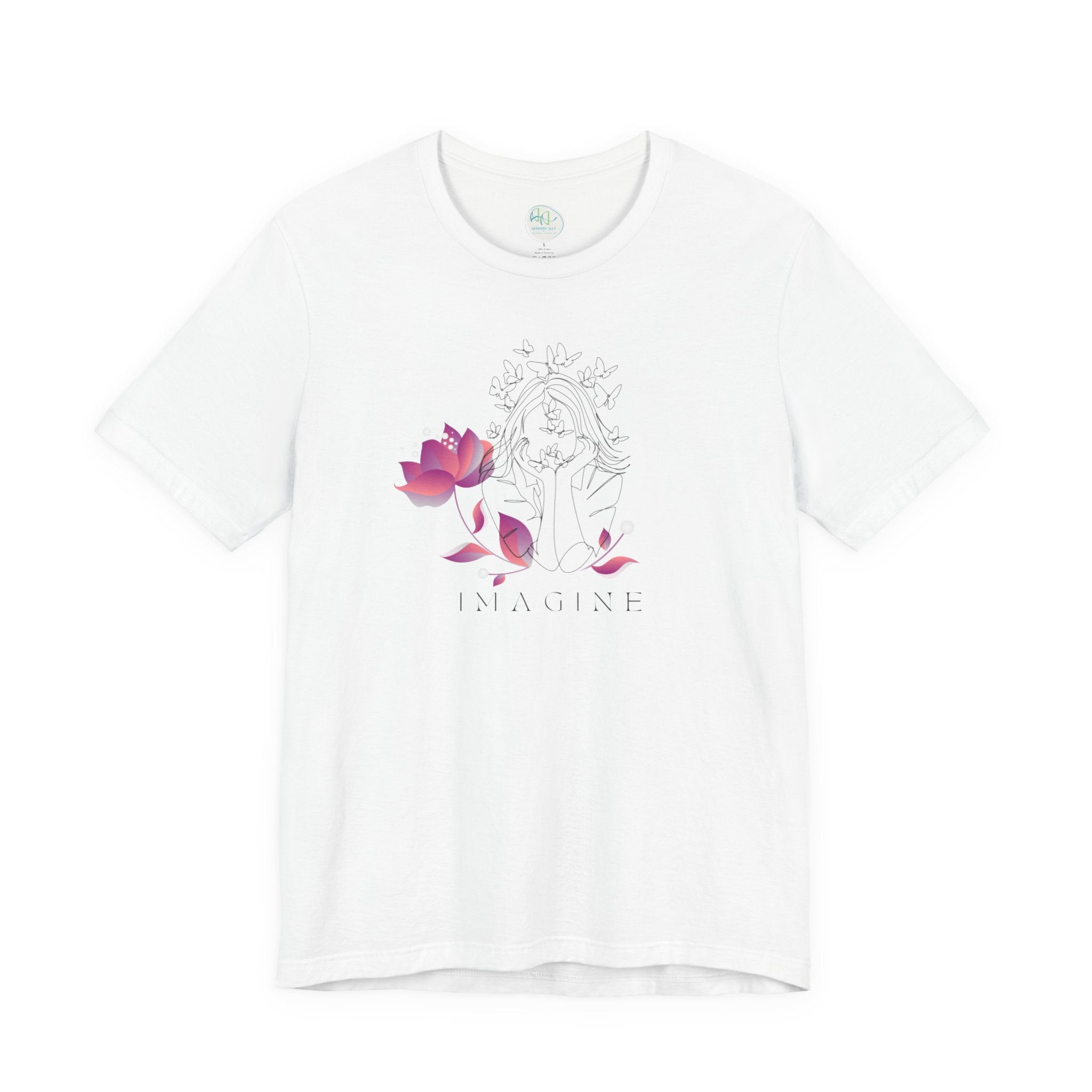 Imagine Lotus Floral T-Shirt
