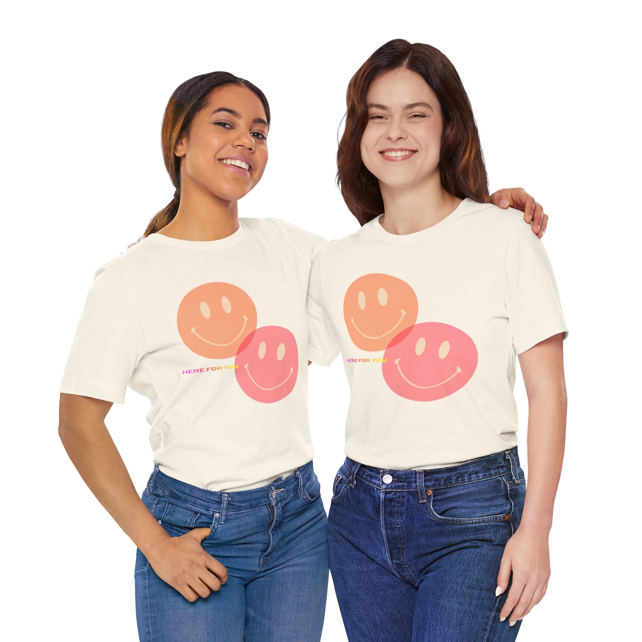 “Here for You” – Supportive Message Tee