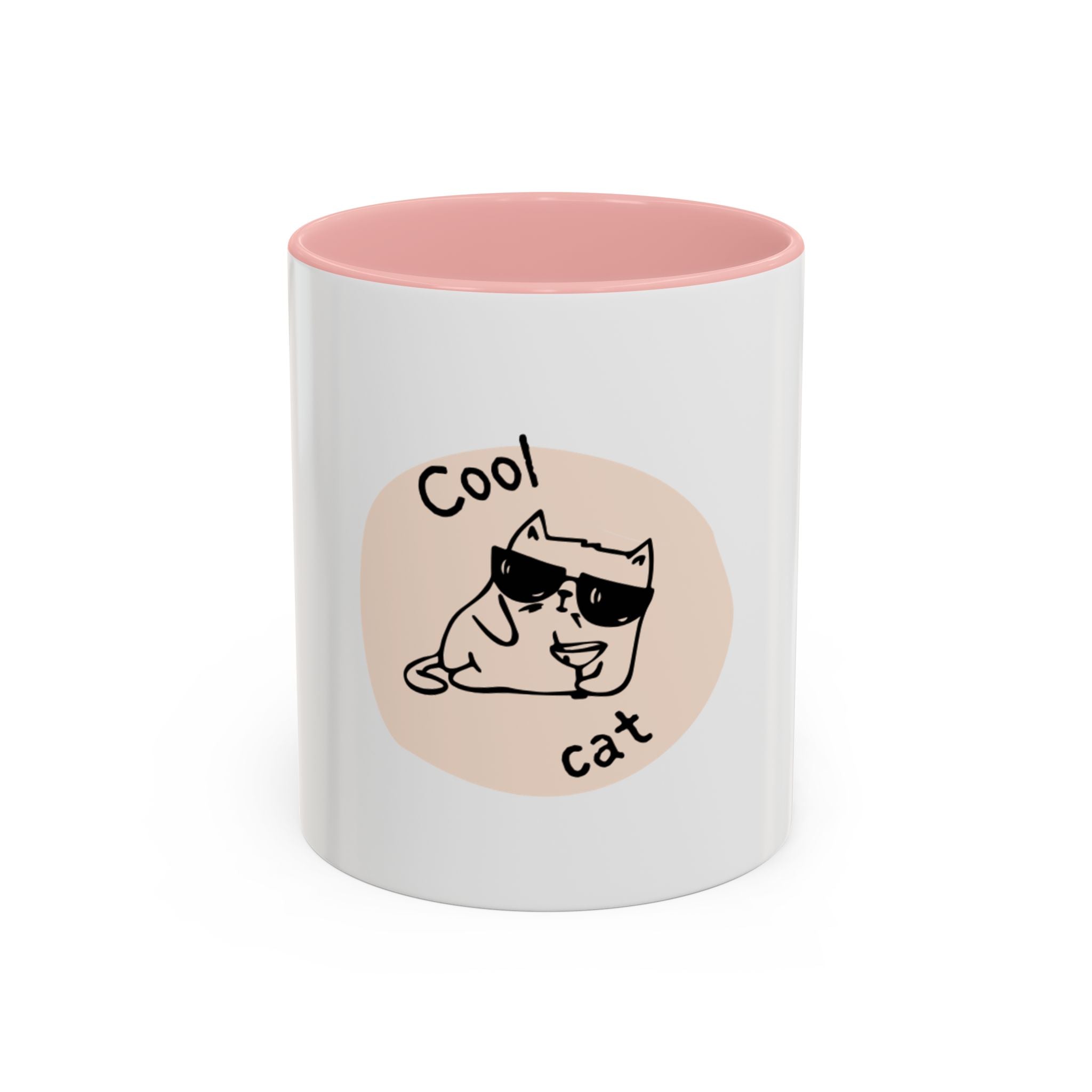 Cool Cat Accent Coffee Mug, 11/15oz