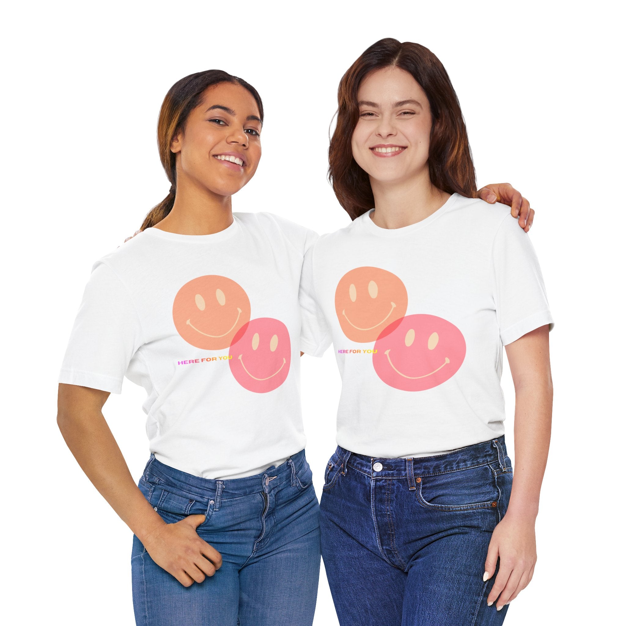 “Here for You” – Supportive Message Tee