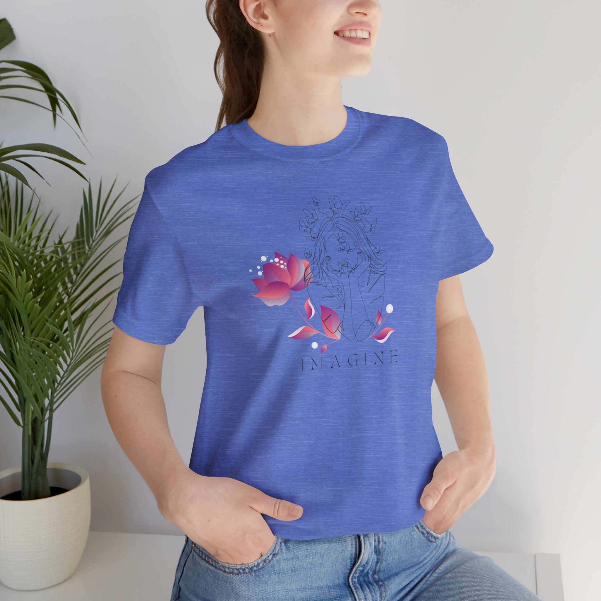 Imagine Lotus Floral T-Shirt