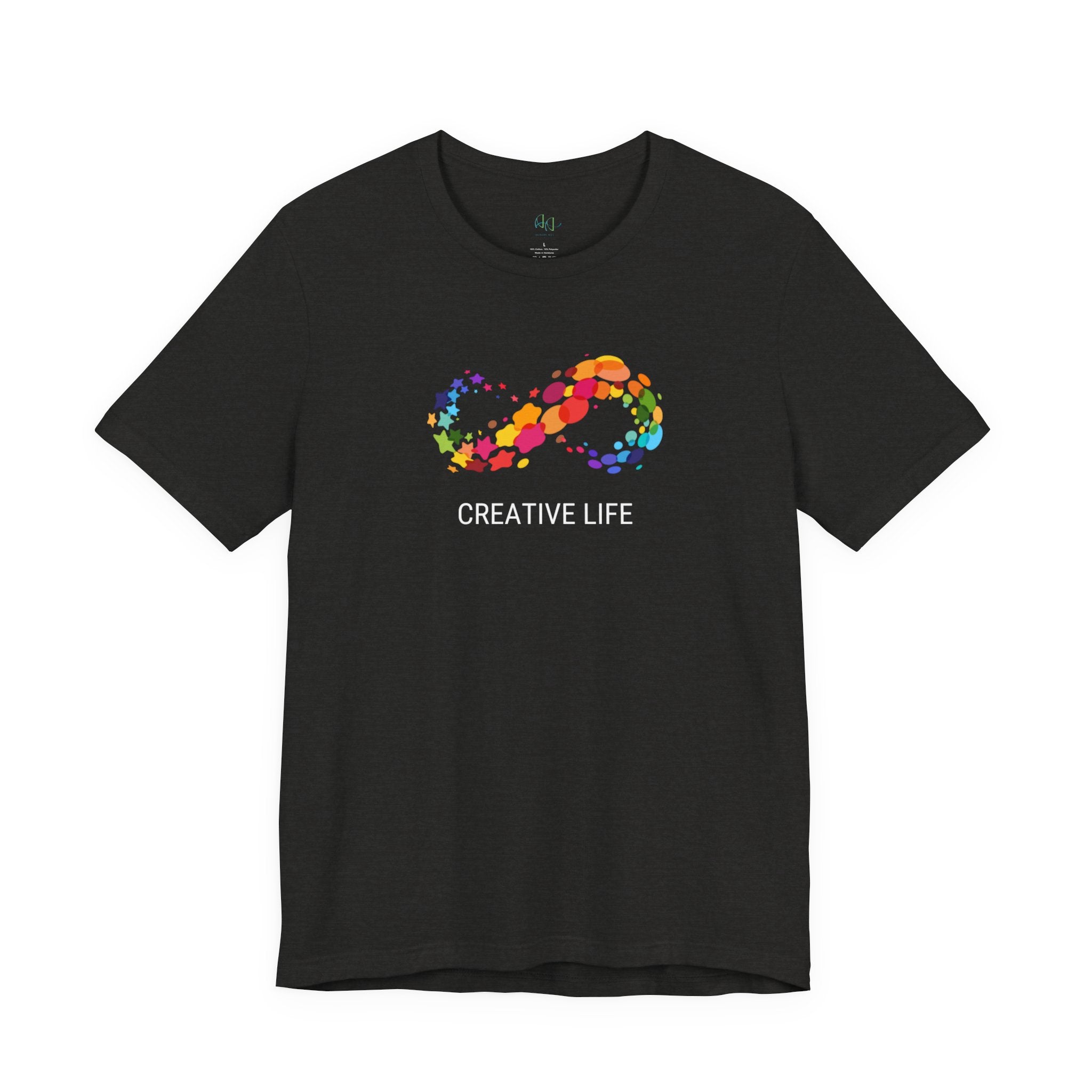Creative Life T-Shirt — Colorful Infinity Art Tee for Artists & Creatives