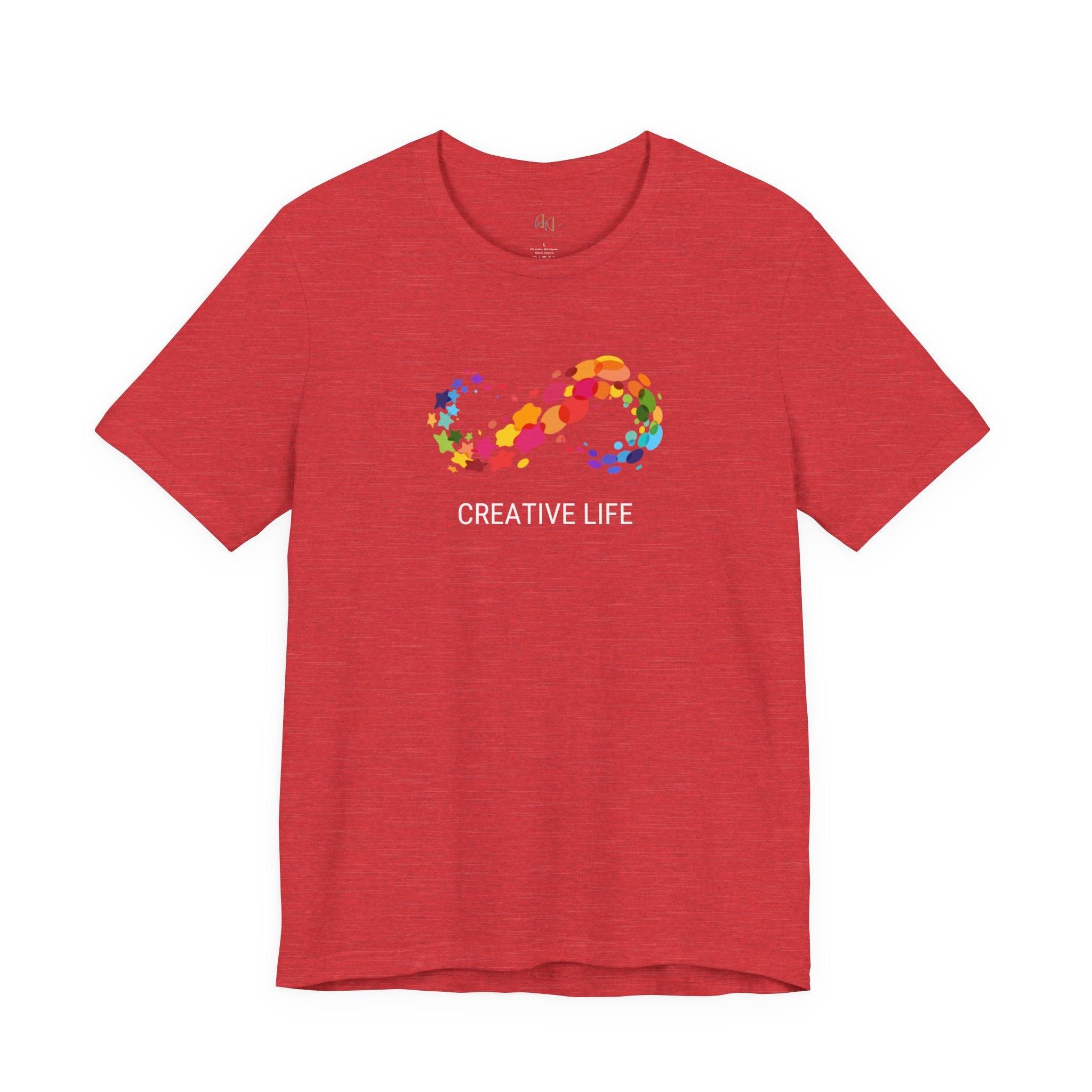 Creative Life T-Shirt — Colorful Infinity Art Tee for Artists & Creatives