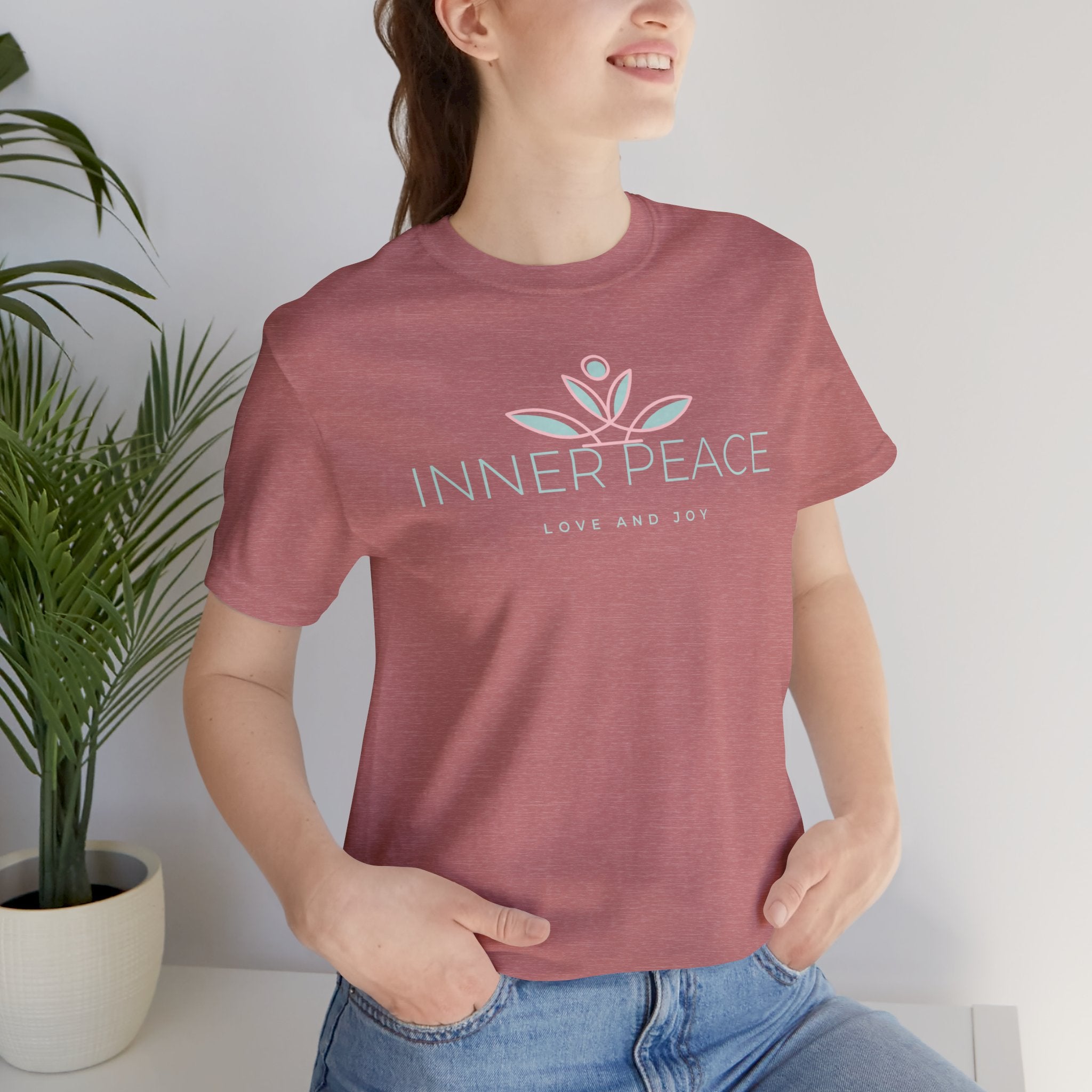 Inner Peace Lotus Tee – Relaxation Yoga T-Shirt