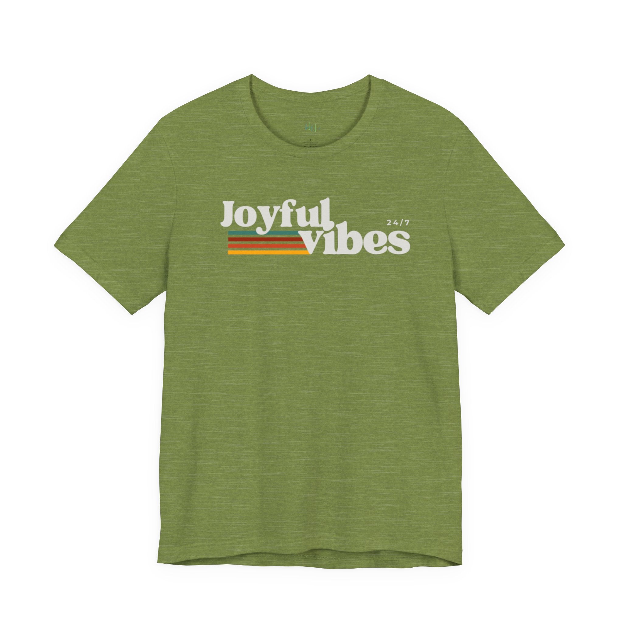 Joyful Vibes T-Shirt – Retro Sunrise Graphic Tee