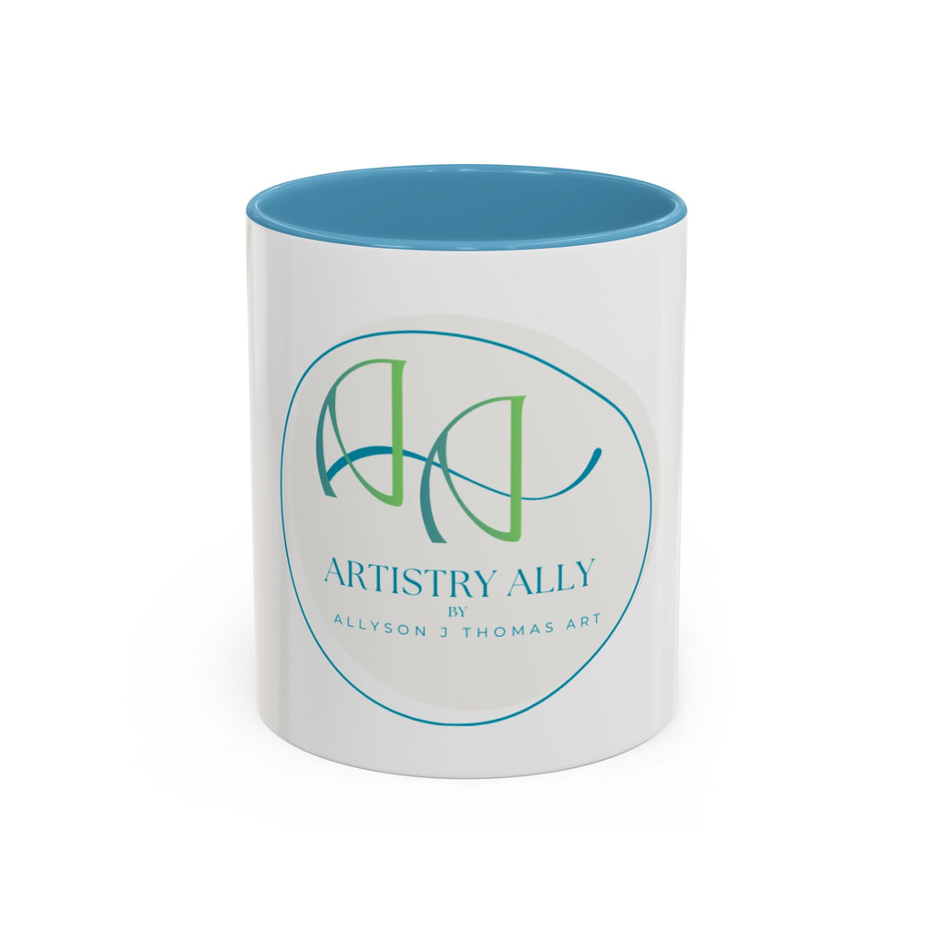 Artistry Ally Logo Accent Coffee Mug – Branded 11/15oz Ceramic